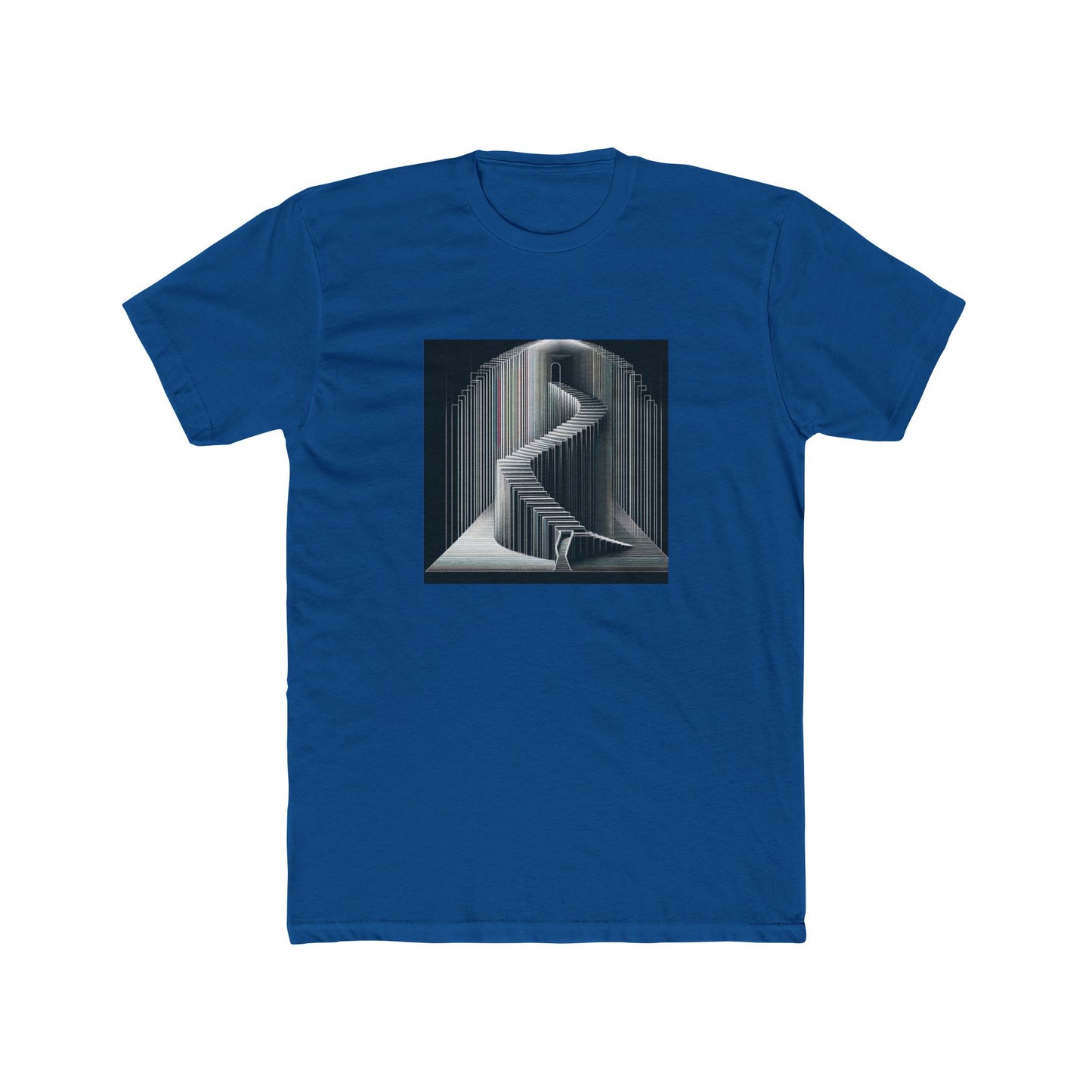 Step Into the Shadows: Vector Stairway Art T-Shirt
