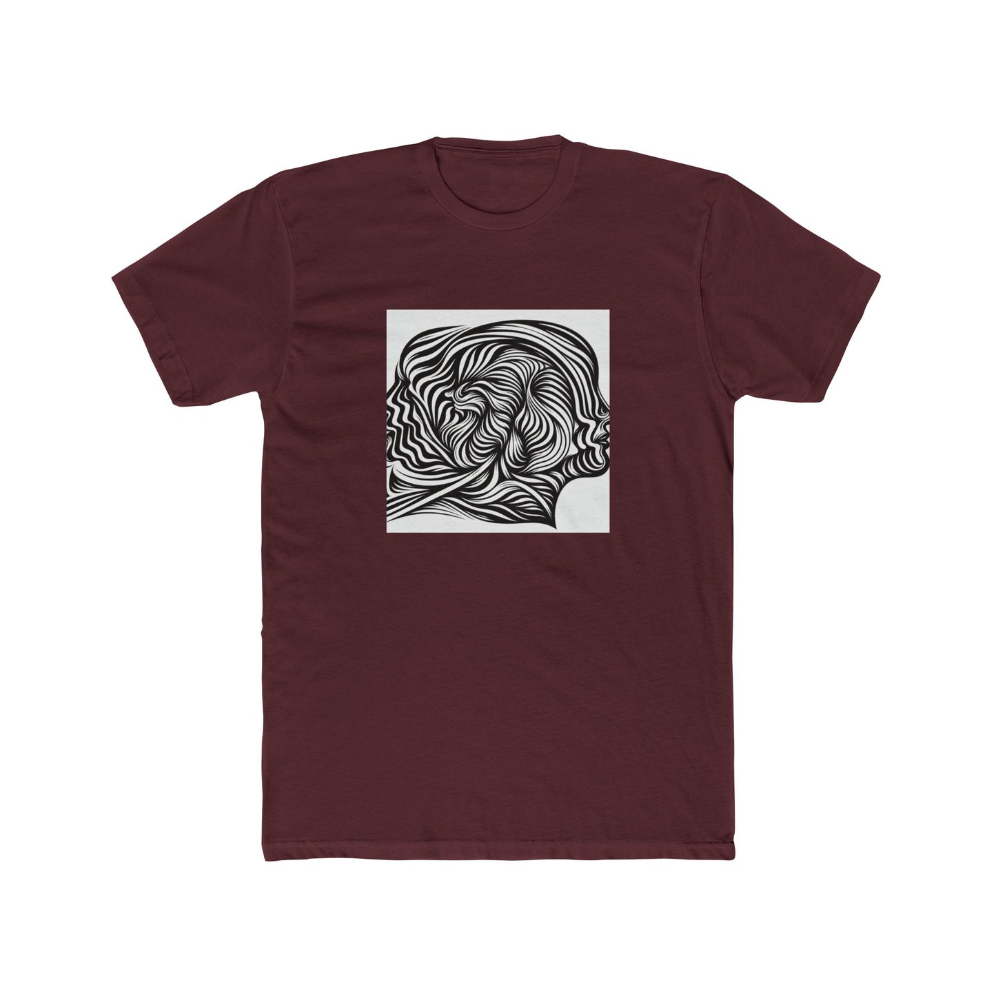 Lines in Motion: Illusionary Stripes T-Shirt Design T-Shirt