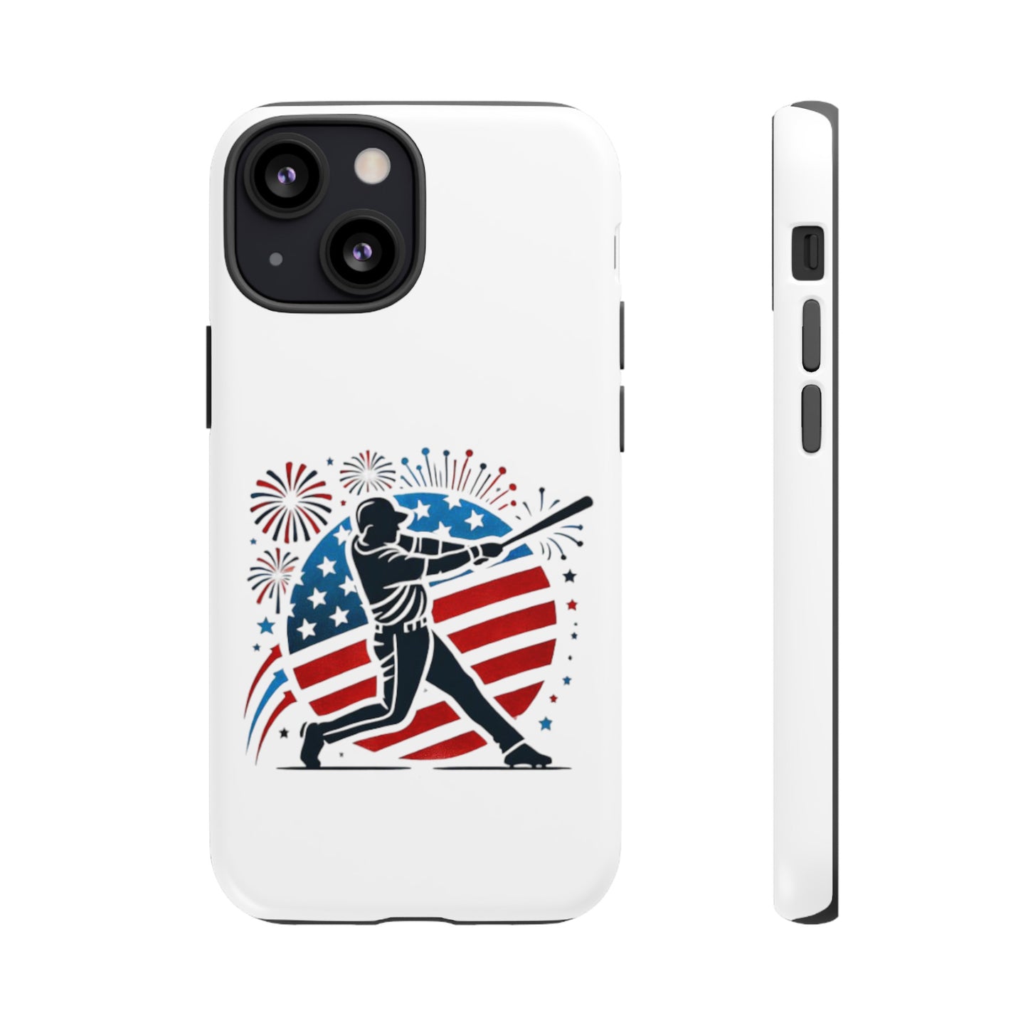 July 4th Baseball design Tough Cases