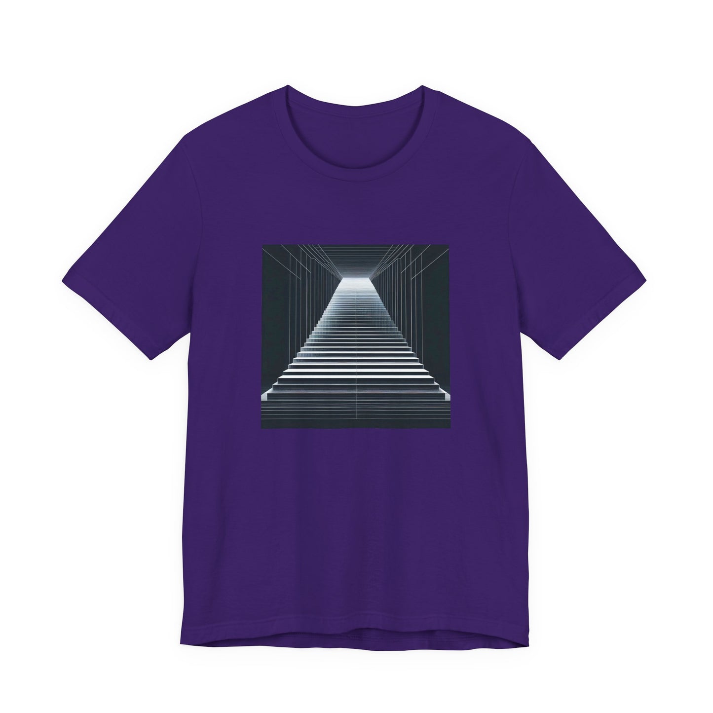 Steps into the Abyss: Vector Darkness Unveiled T-Shirt