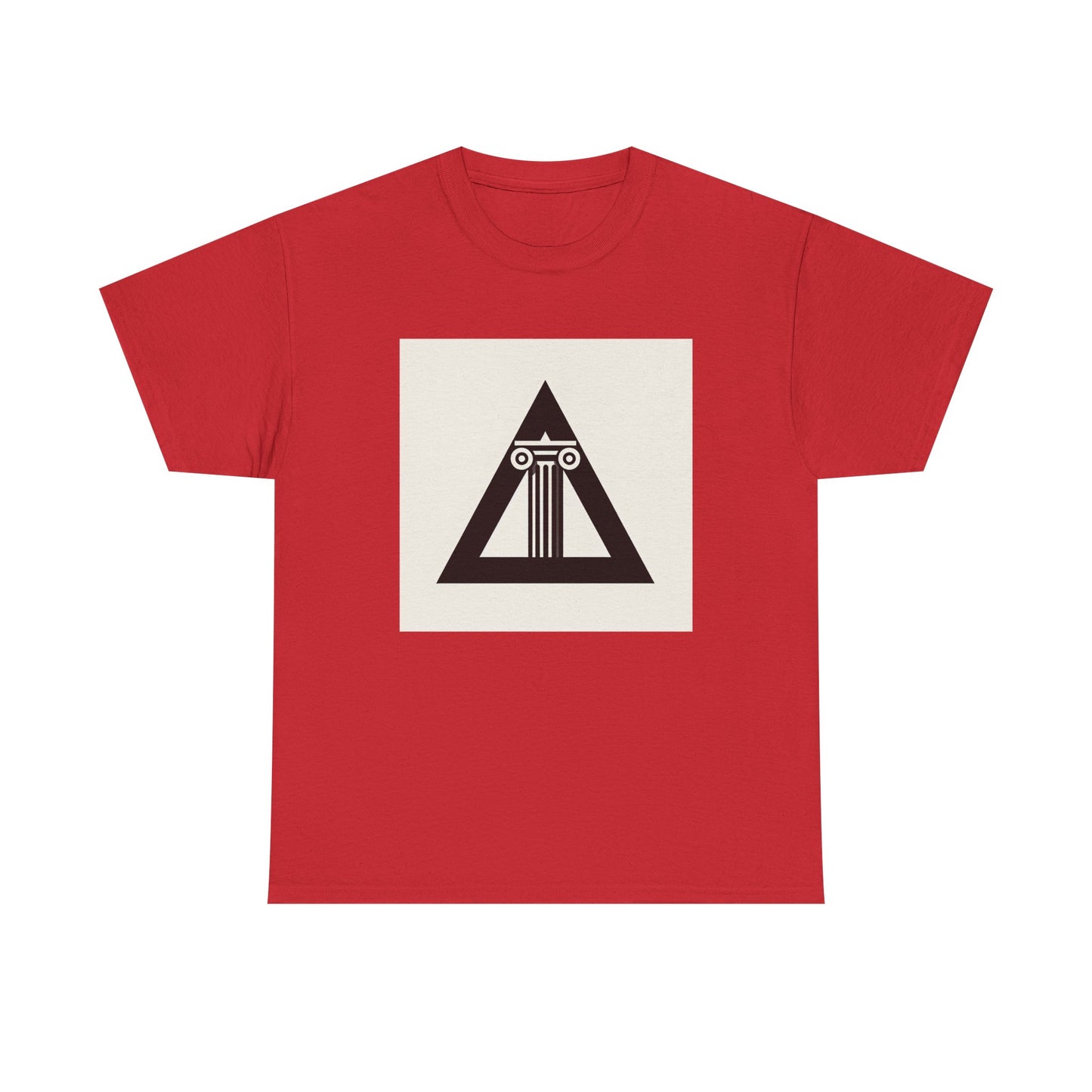 Timeless Pillars: Ancient Strength in Modern Frames T-Shirt