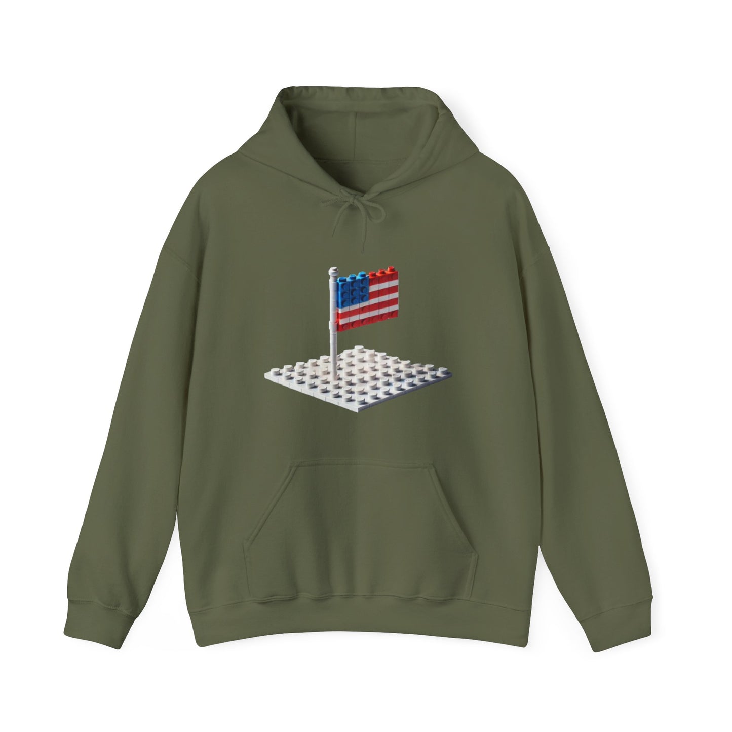 Lego July 4th design [Unisex Heavy Blend™ Hooded Sweatshirt]