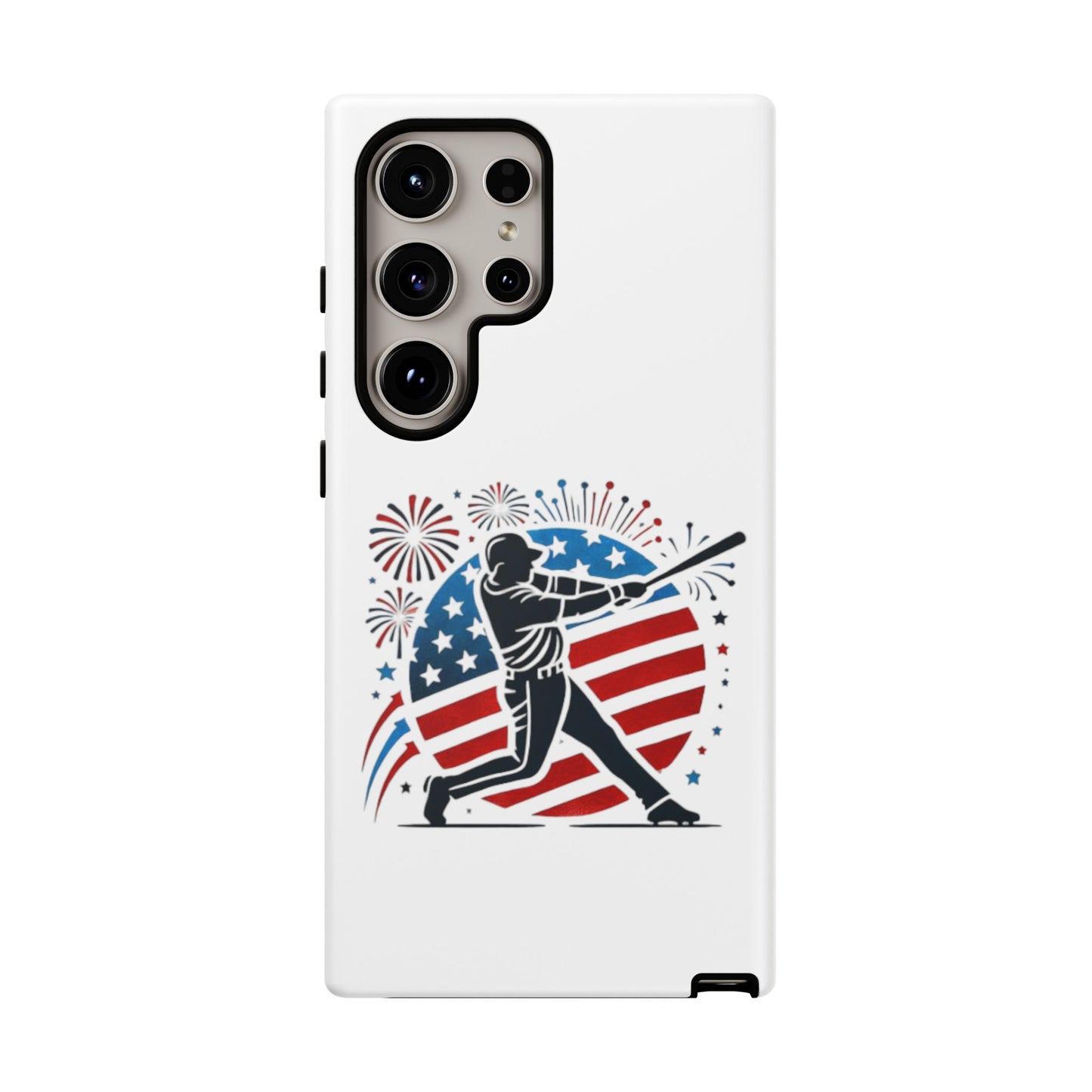 July 4th Baseball design Tough Cases