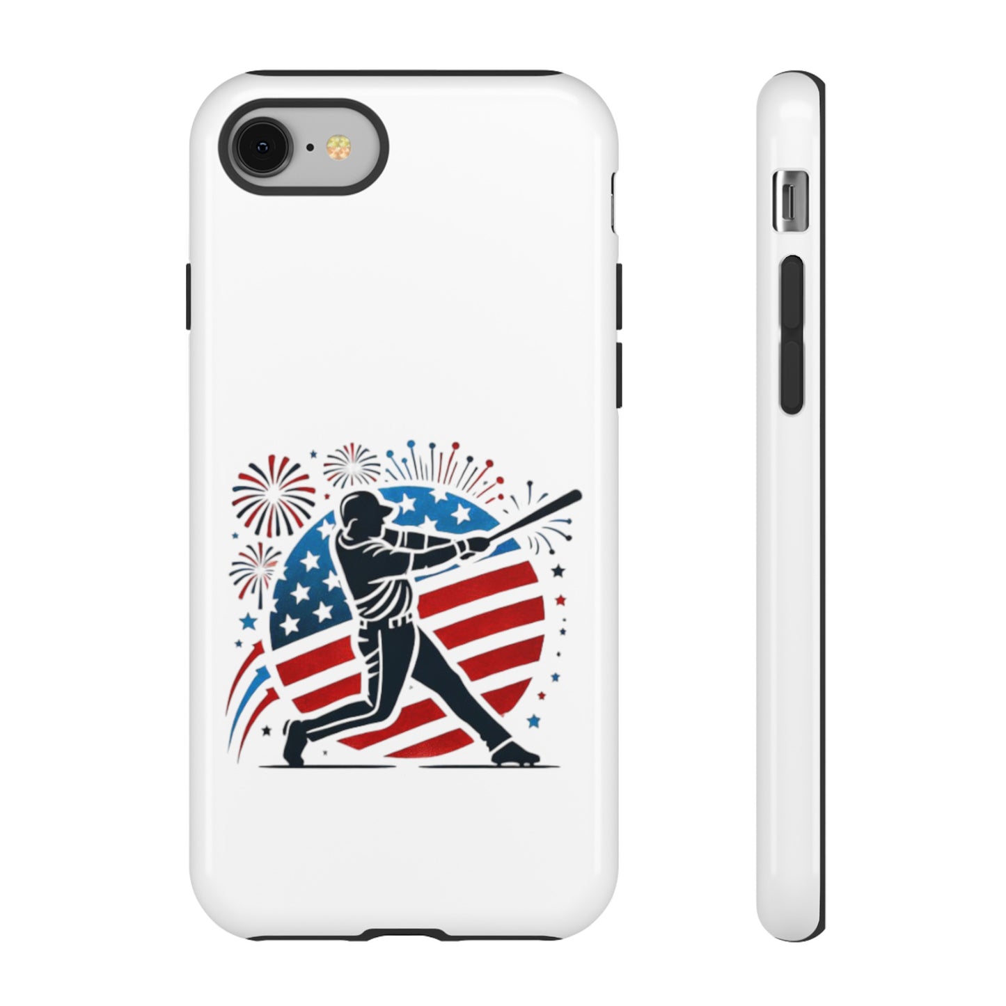 July 4th Baseball design Tough Cases