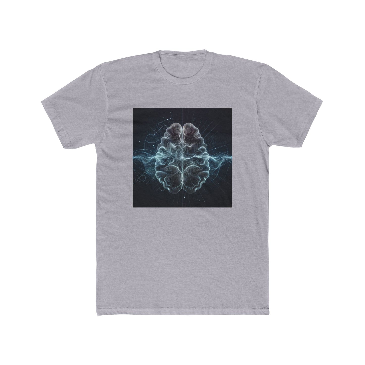 Neural Waves T-Shirt - Unisex Cotton Crew Tee - Wear Your Brain Power Proudly