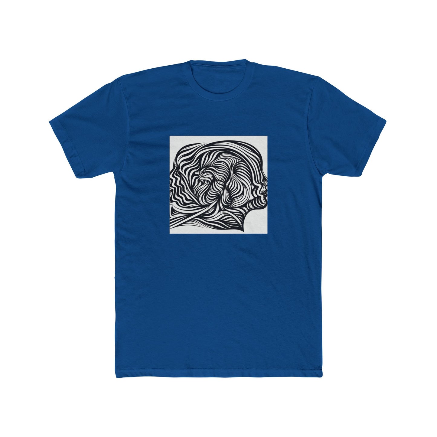 Lines in Motion: Illusionary Stripes T-Shirt Design T-Shirt