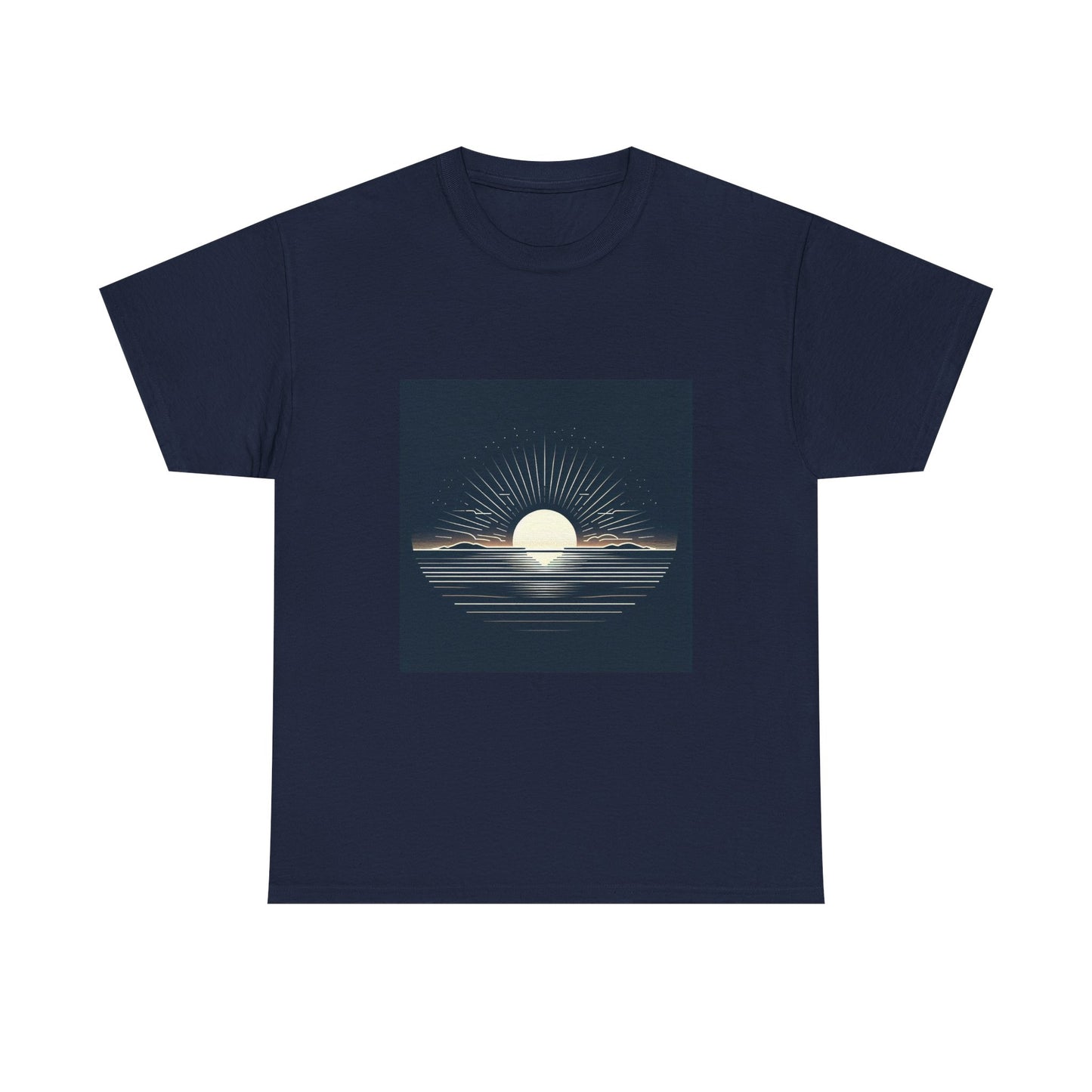Rise and Shine: Horizon's Bold Vector Dawn T-Shirt
