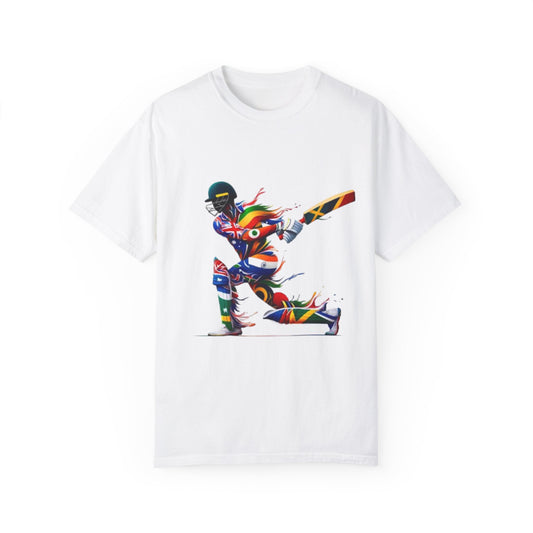 Cricket Design [Unisex Garment-Dyed T-shirt]