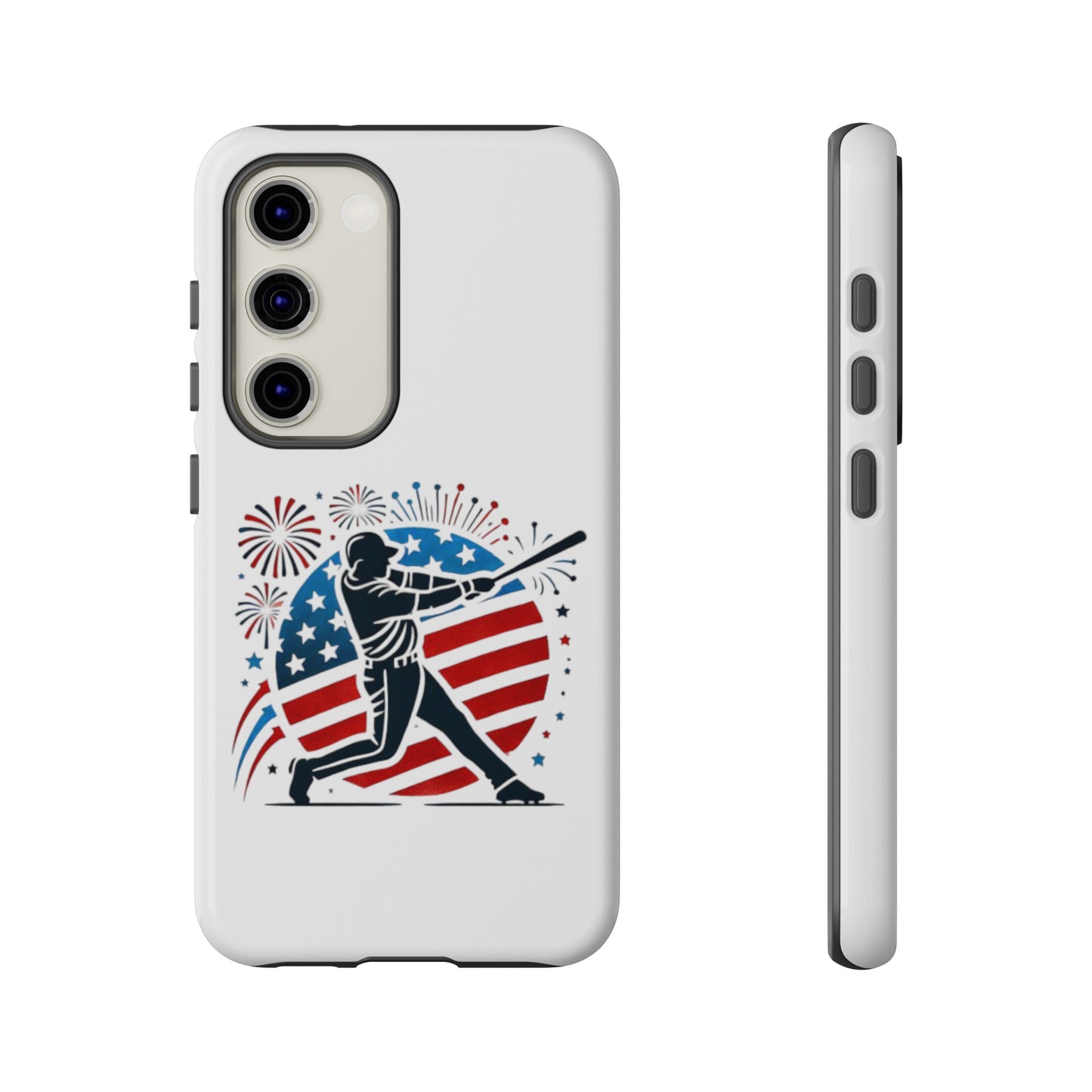July 4th Baseball design Tough Cases