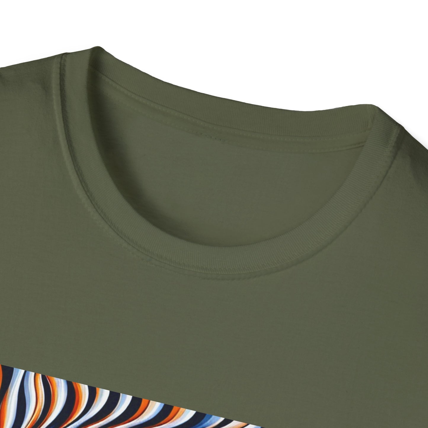 Sweet Swirl: Dive Into the Orange Illusion T-Shirt