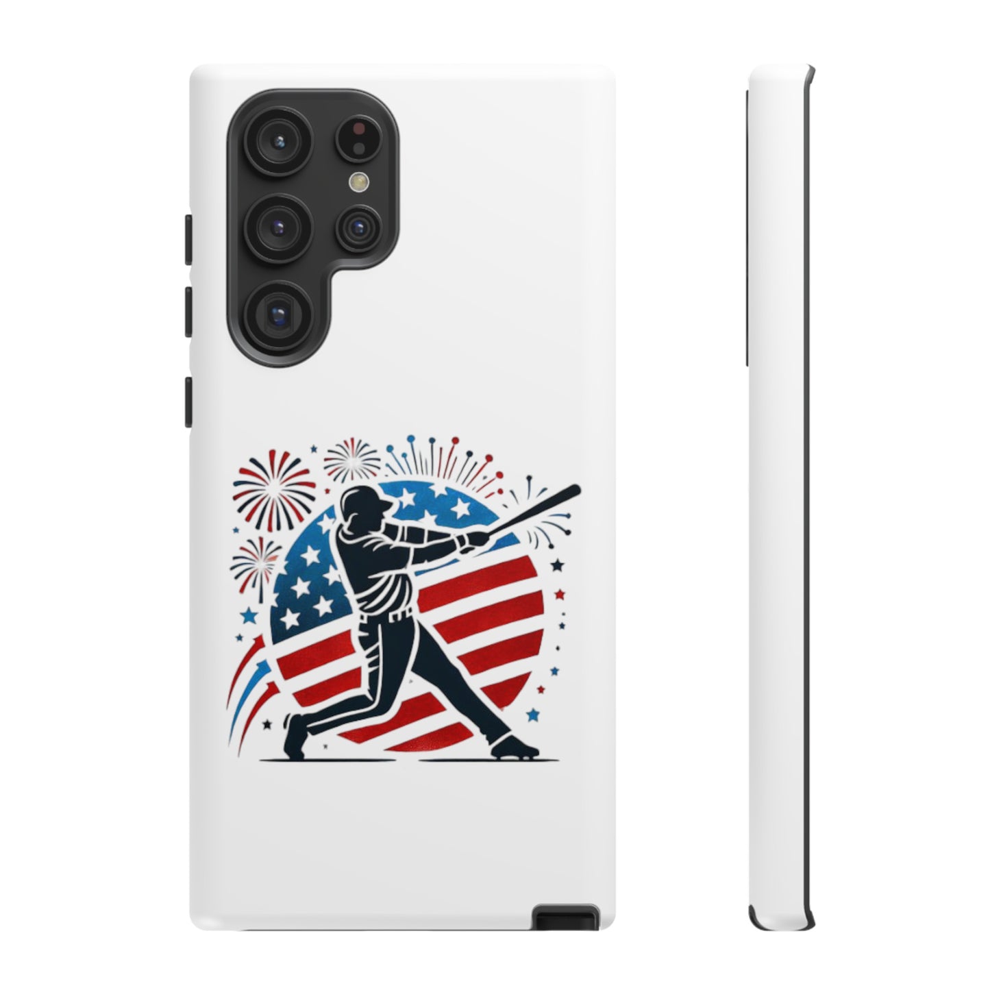 July 4th Baseball design Tough Cases