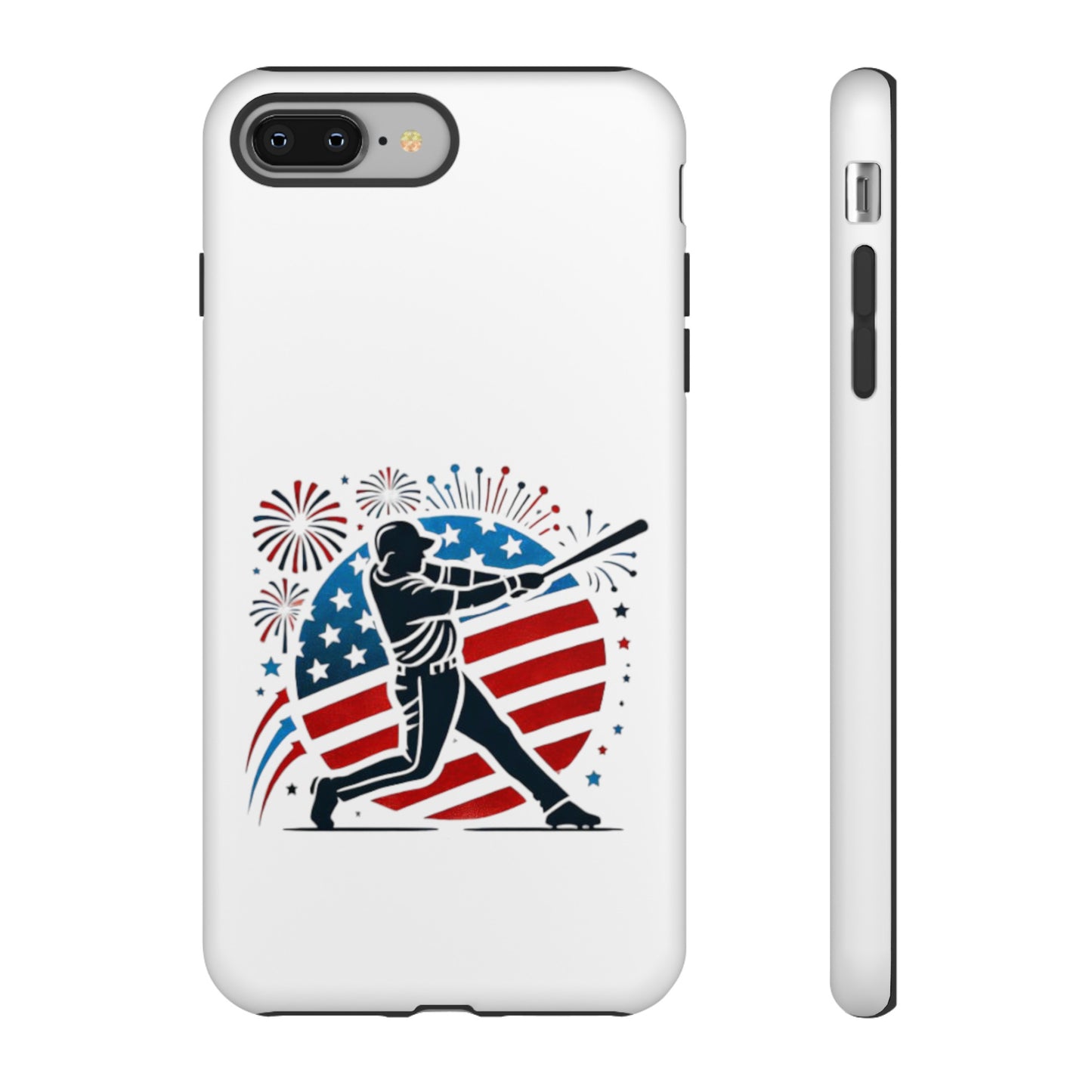 July 4th Baseball design Tough Cases