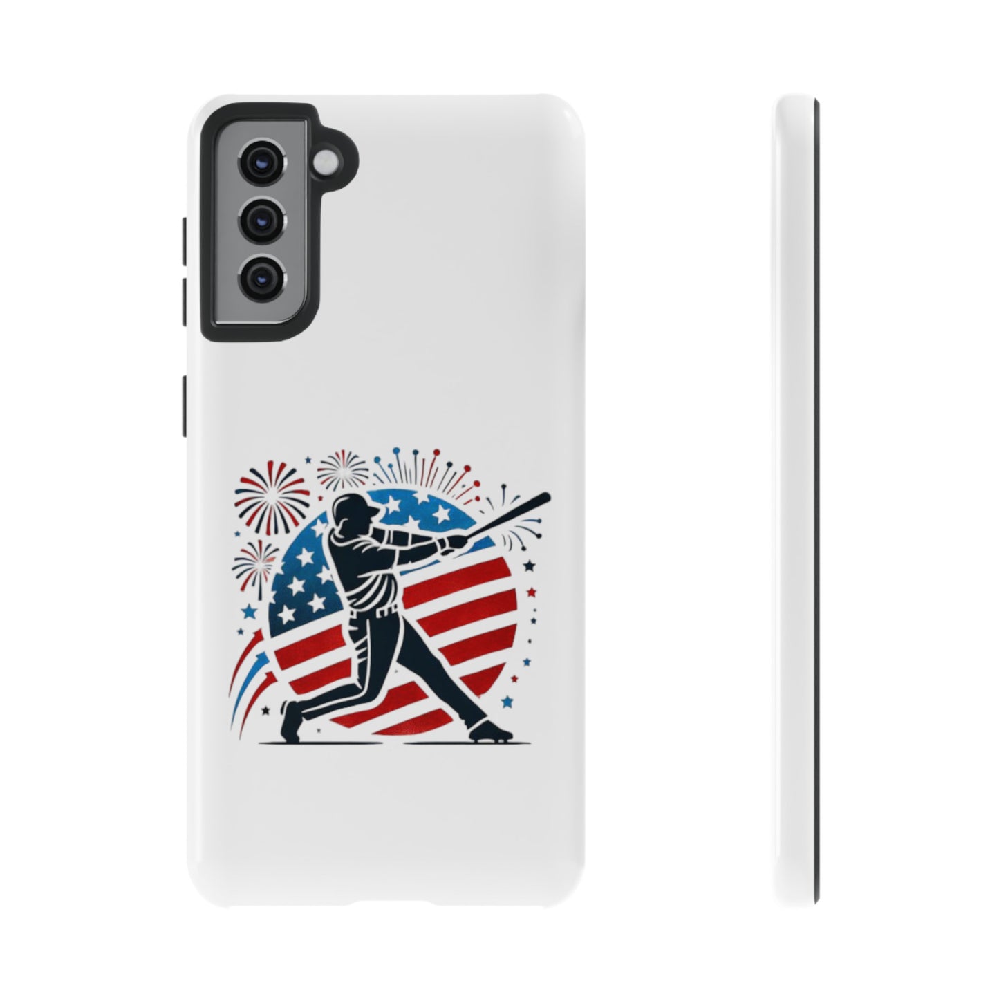 July 4th Baseball design Tough Cases