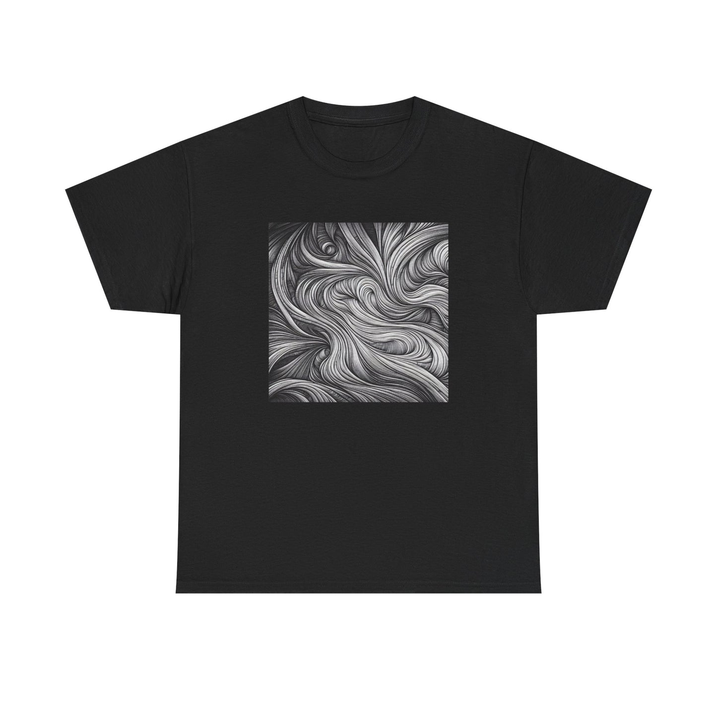 Flowing Lines: Art in Motion, Worn with Style T-Shirt