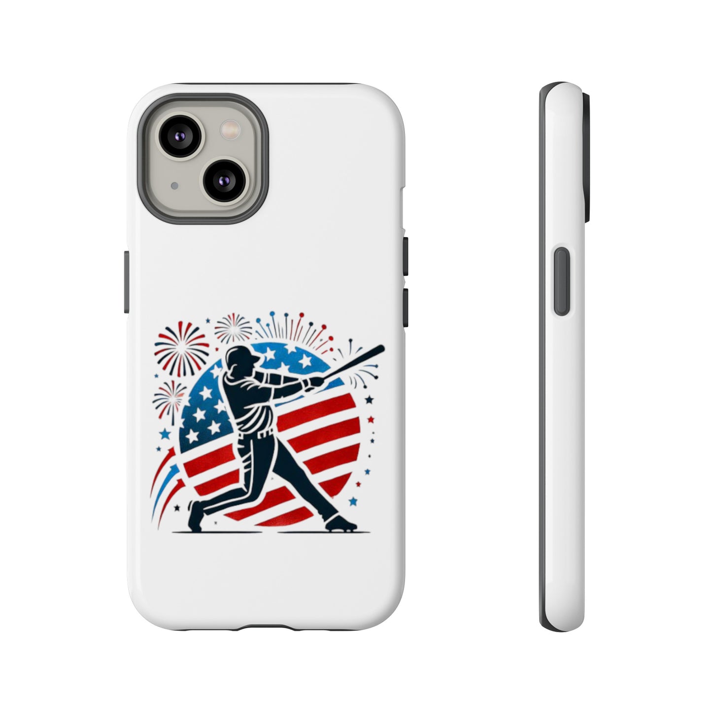July 4th Baseball design Tough Cases
