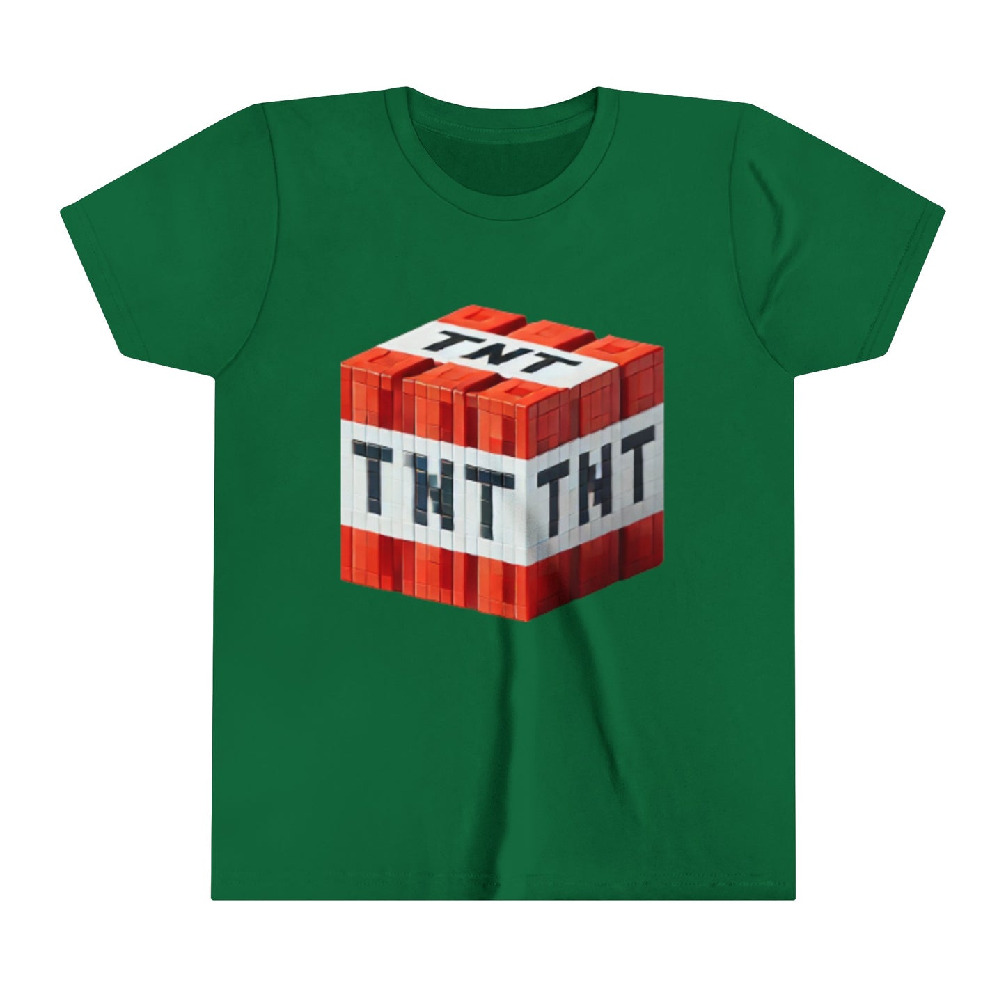 Minecraft TNT Design[Youth Short Sleeve Tee]