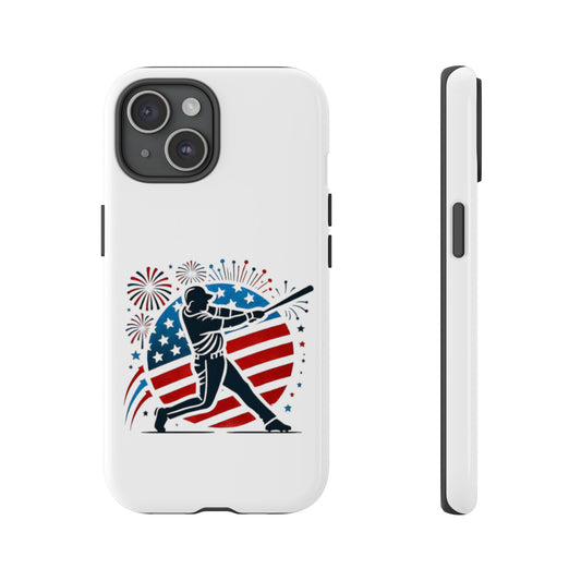 July 4th Baseball design Tough Cases