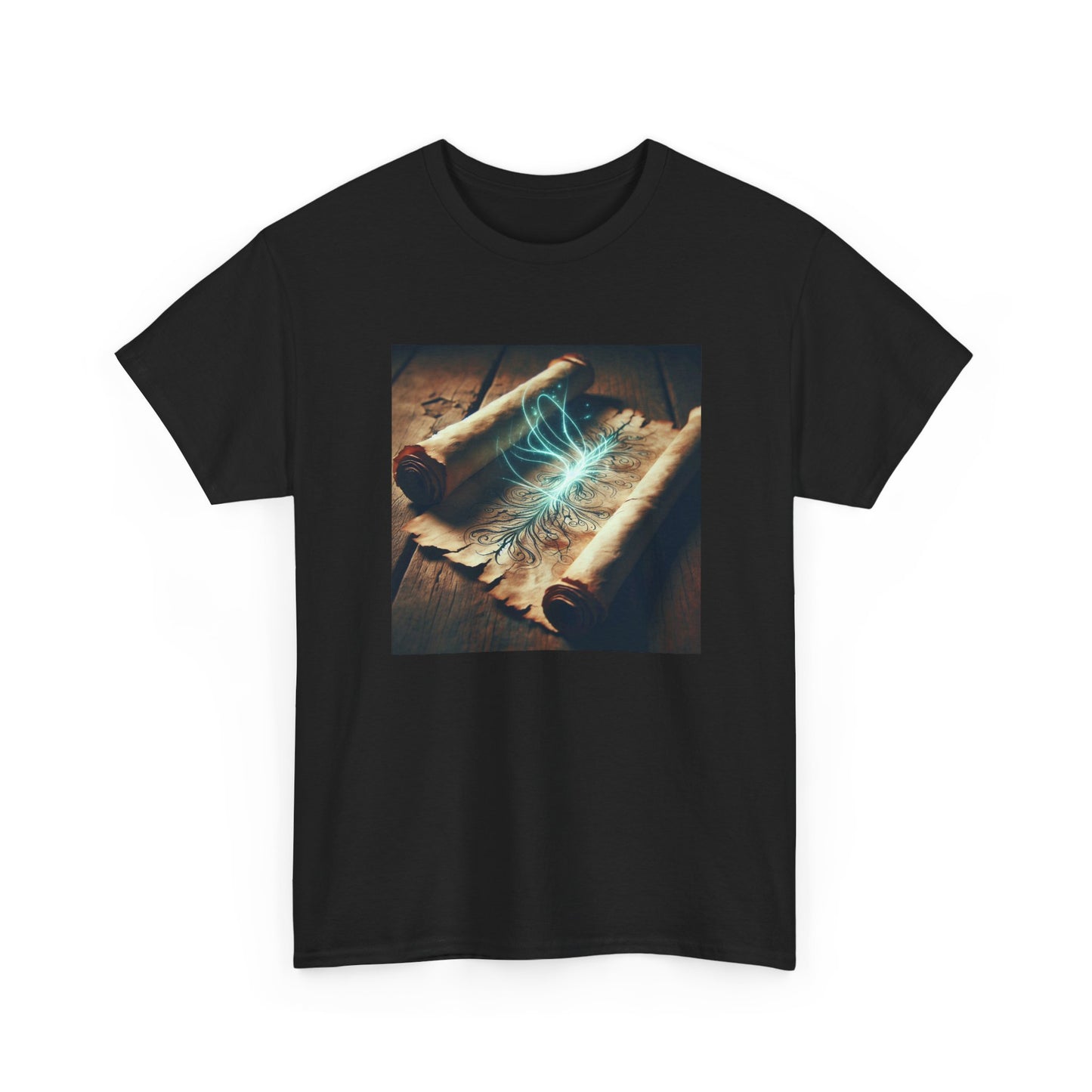 Unroll the Mystical Glow: Ancient Wisdom Unveiled T-Shirt