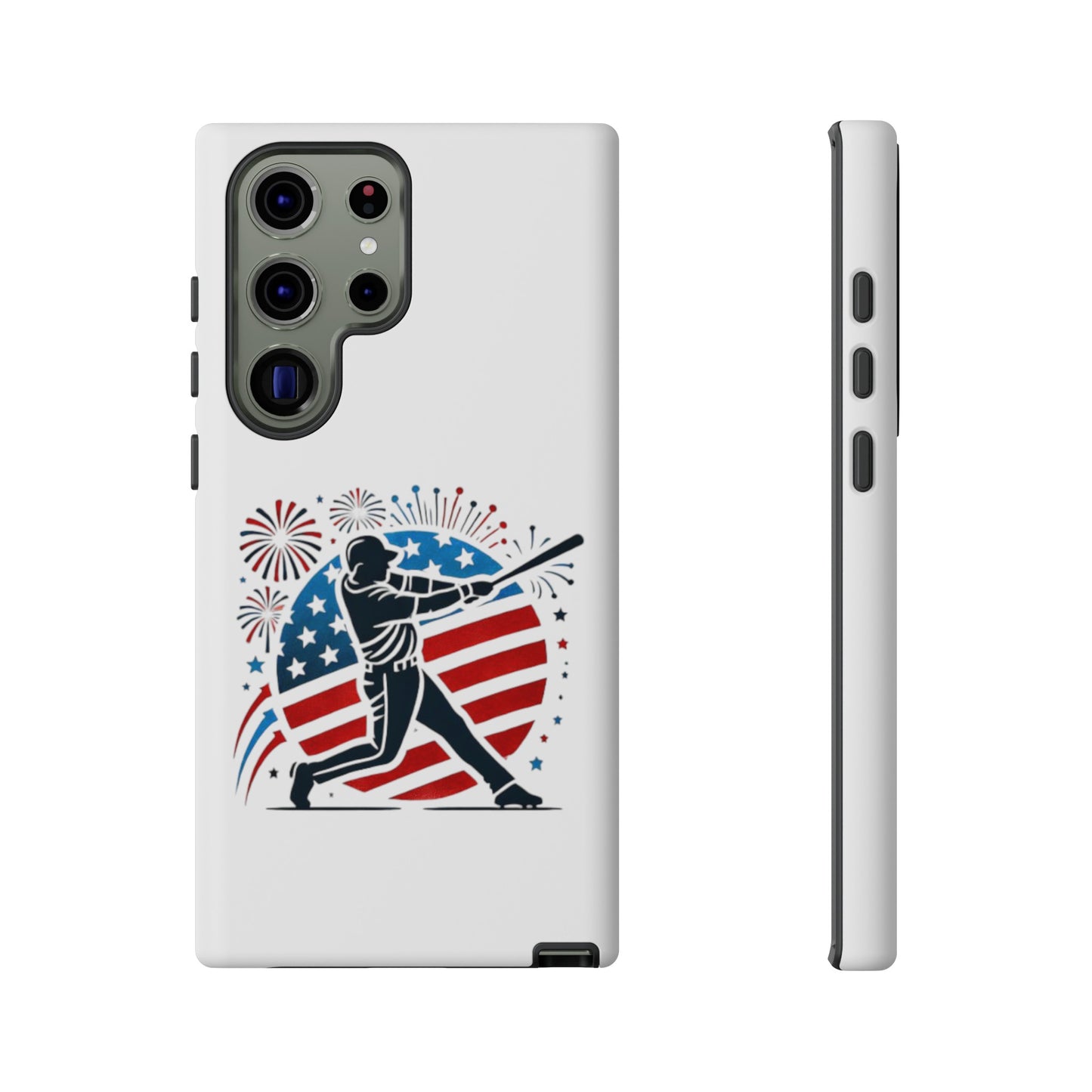 July 4th Baseball design Tough Cases
