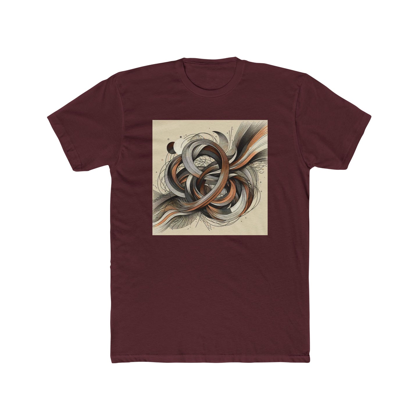 Flowing Lines: Art in Motion Tee T-Shirt