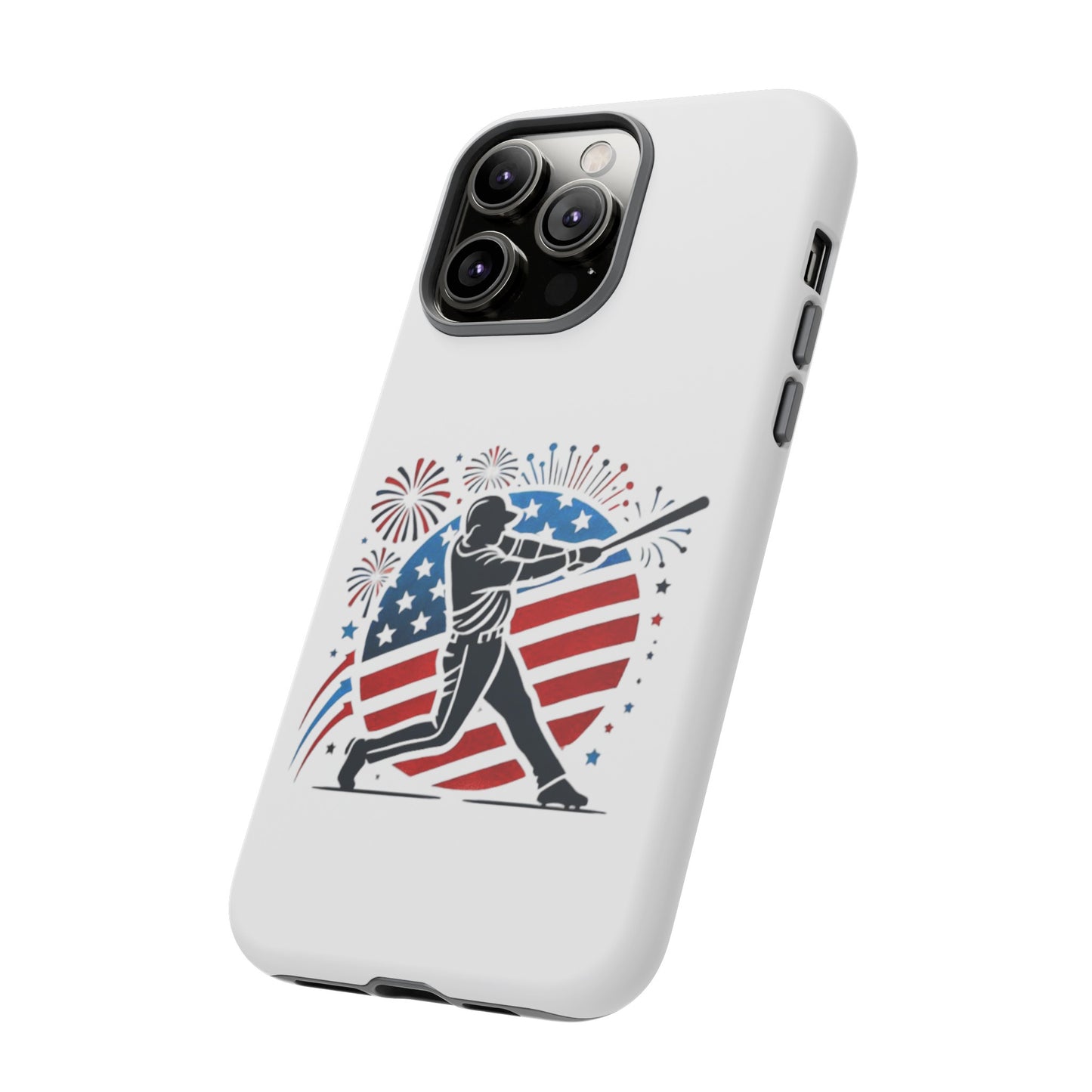 July 4th Baseball design Tough Cases