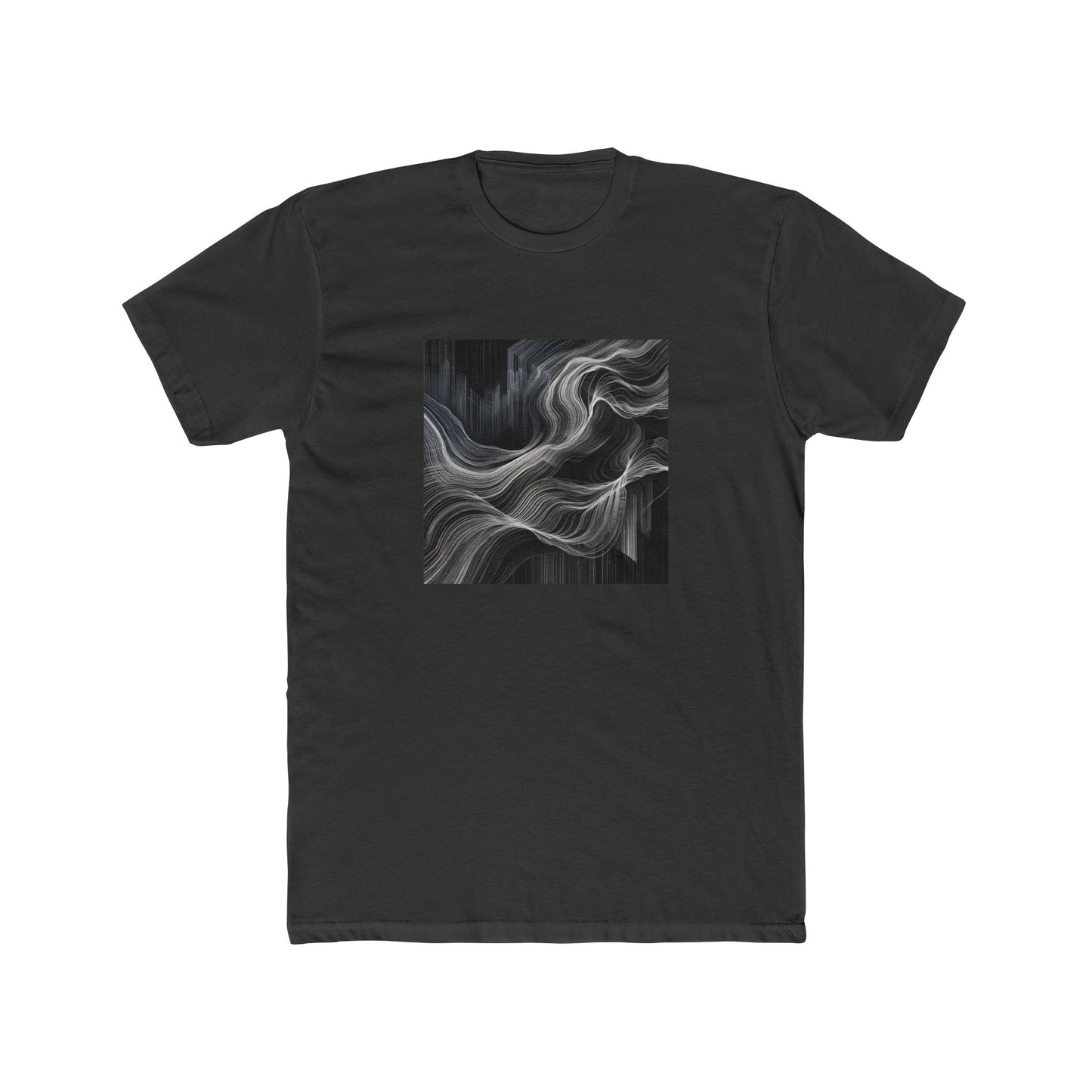 Flow Unleashed: Dynamic Line Art in Motion T-Shirt