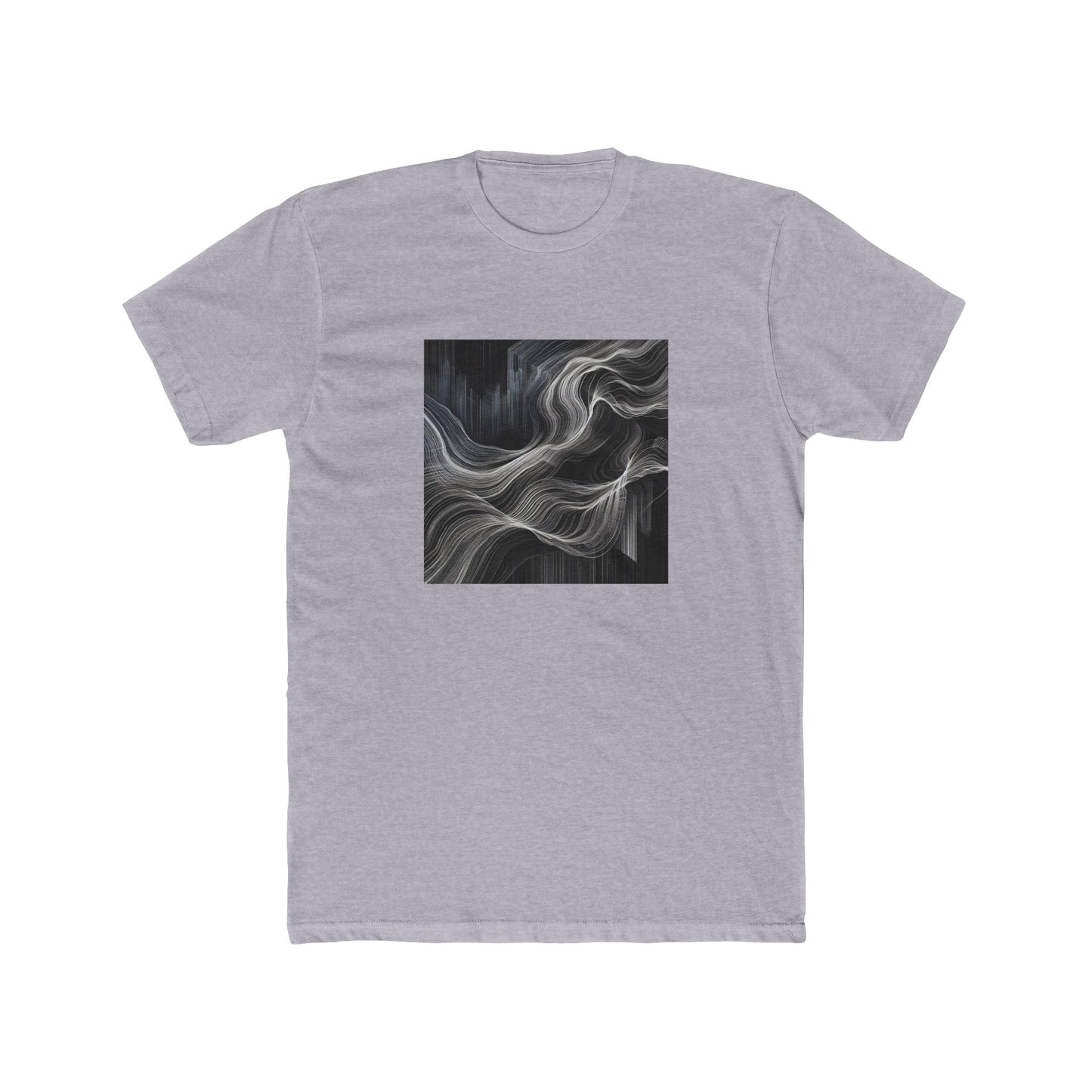 Flow Unleashed: Dynamic Line Art in Motion T-Shirt