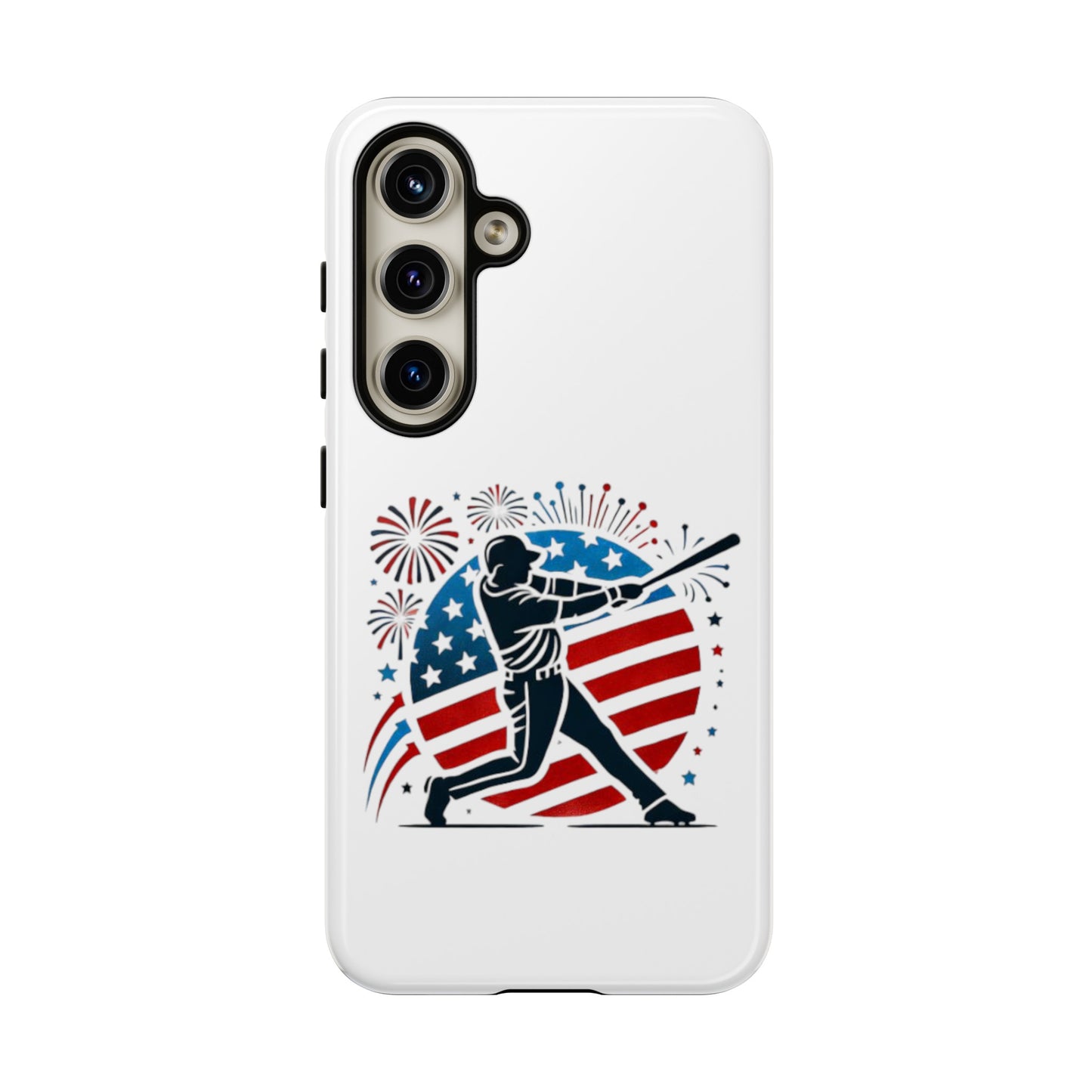 July 4th Baseball design Tough Cases