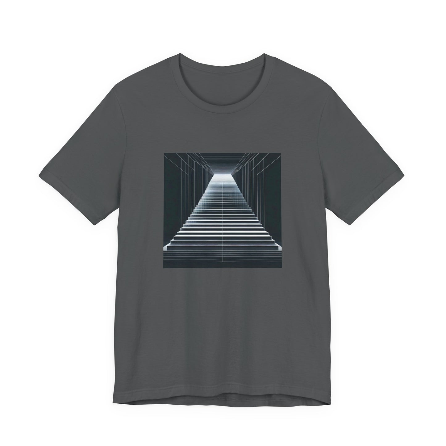Steps into the Abyss: Vector Darkness Unveiled T-Shirt