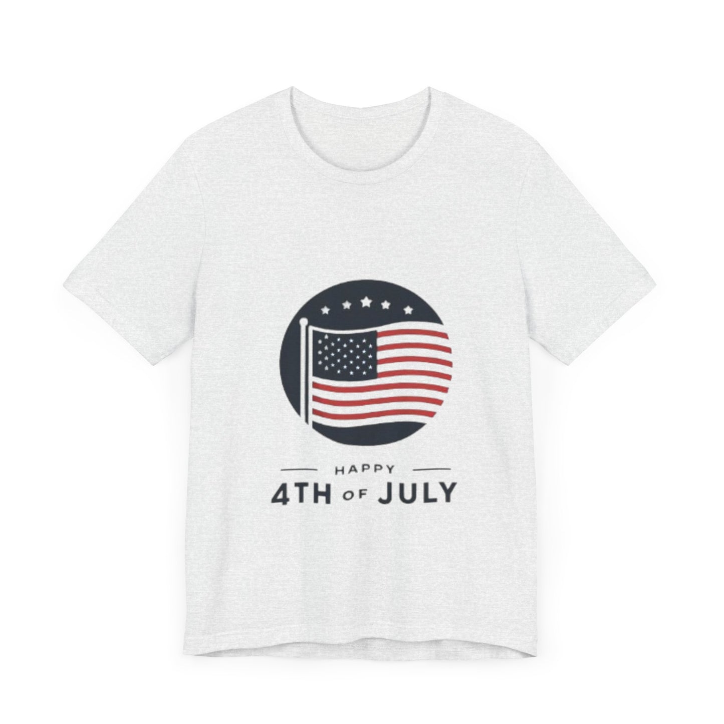 July 4th Indepence day Design [Unisex Jersey Short Sleeve Tee]