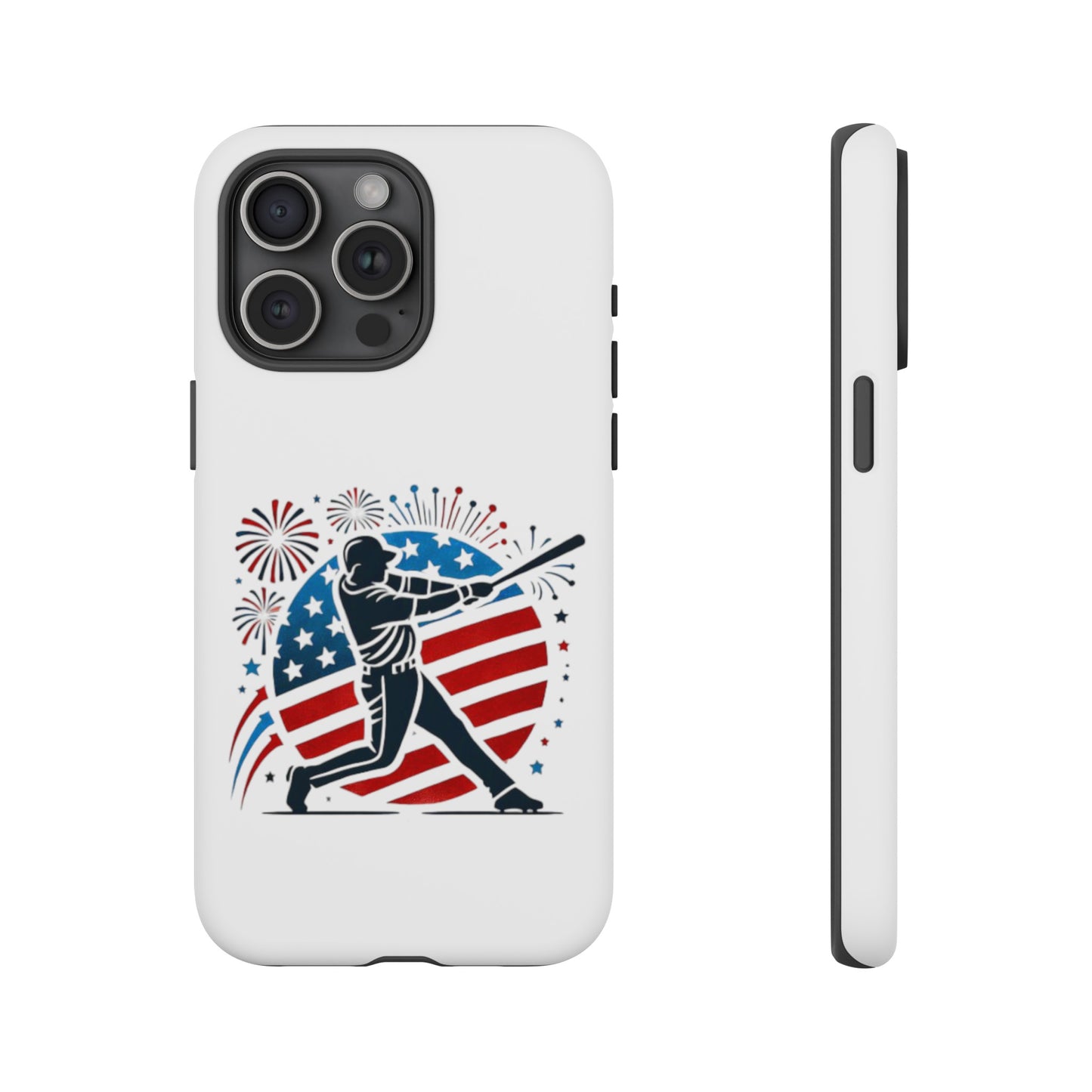 July 4th Baseball design Tough Cases
