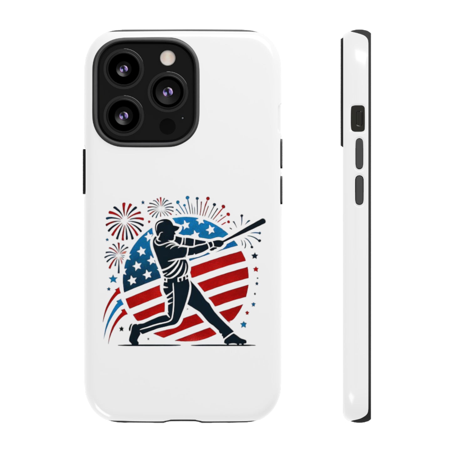 July 4th Baseball design Tough Cases