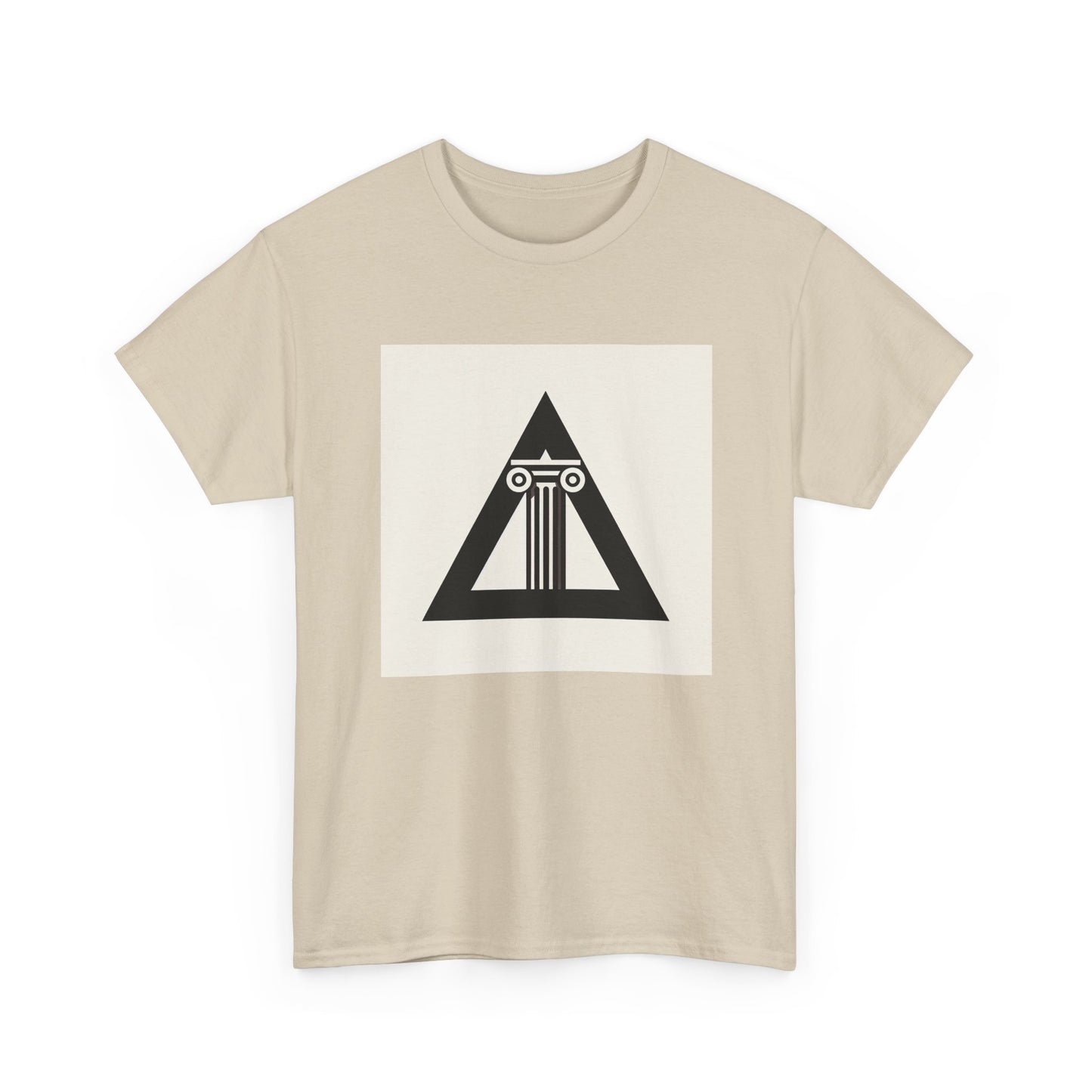 Timeless Pillars: Ancient Strength in Modern Frames T-Shirt