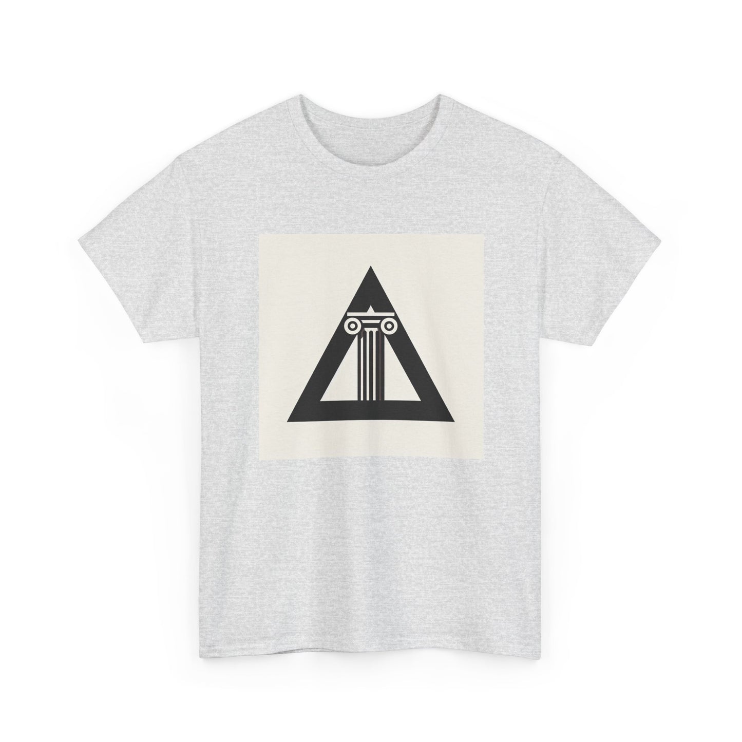Timeless Pillars: Ancient Strength in Modern Frames T-Shirt