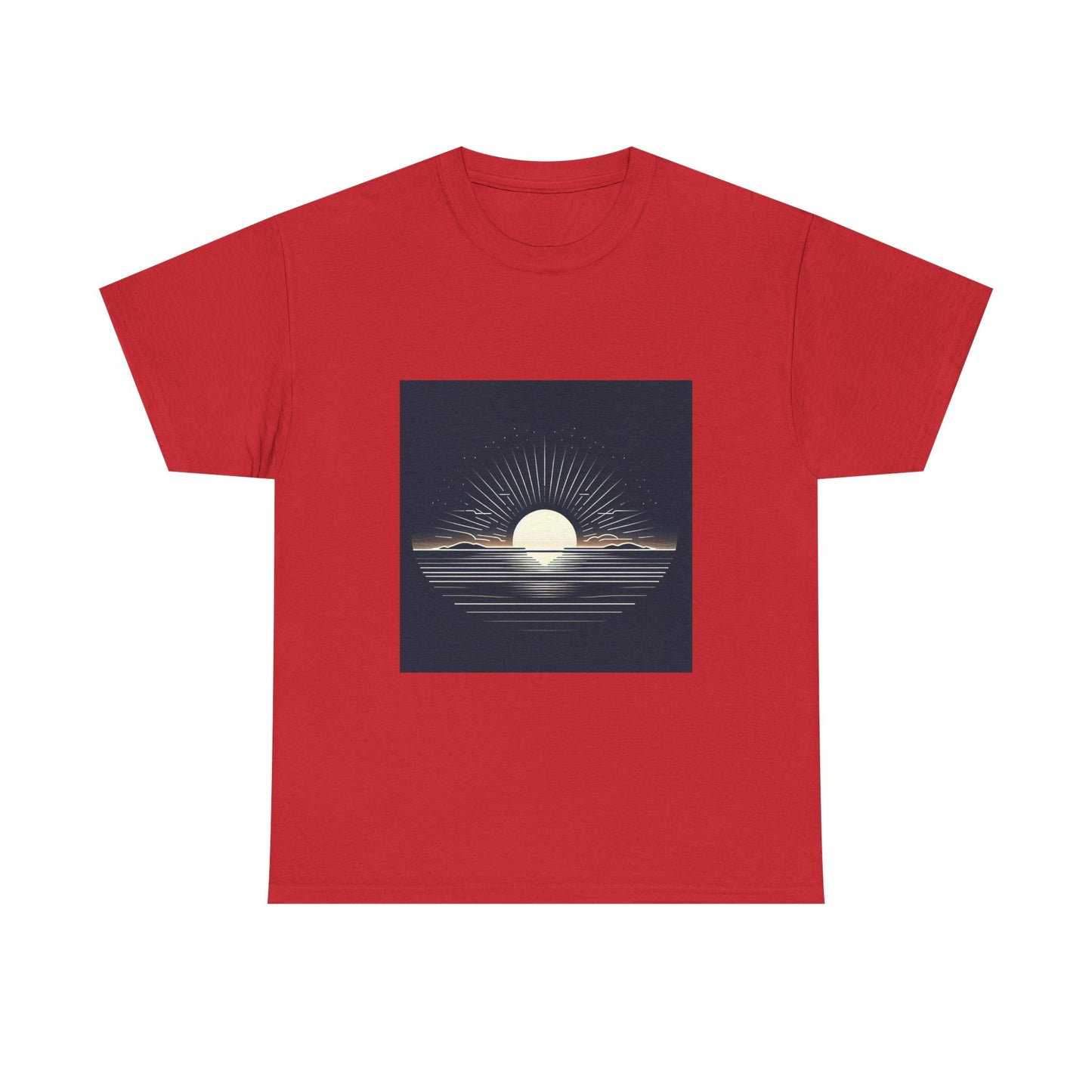 Rise and Shine: Horizon's Bold Vector Dawn T-Shirt