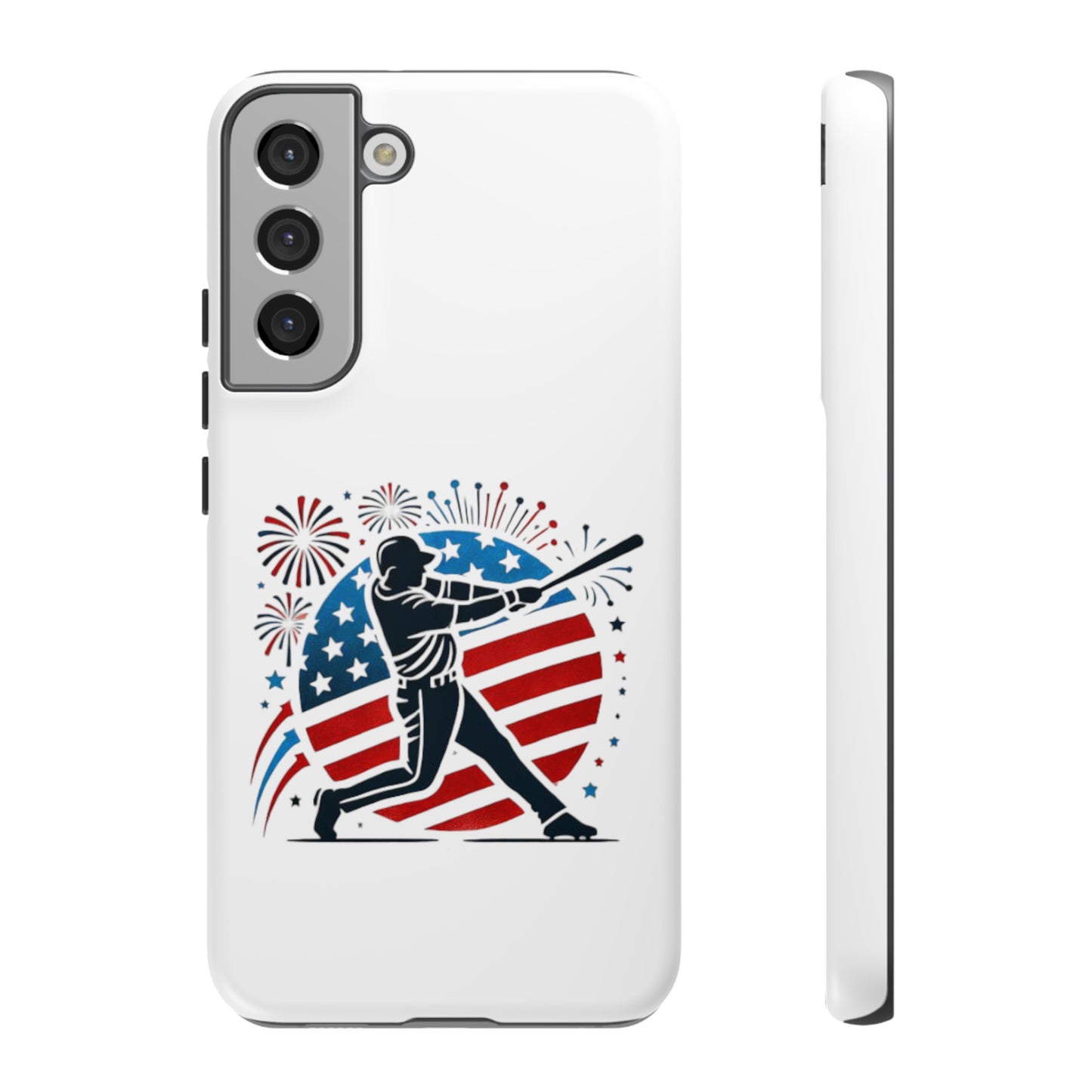 July 4th Baseball design Tough Cases
