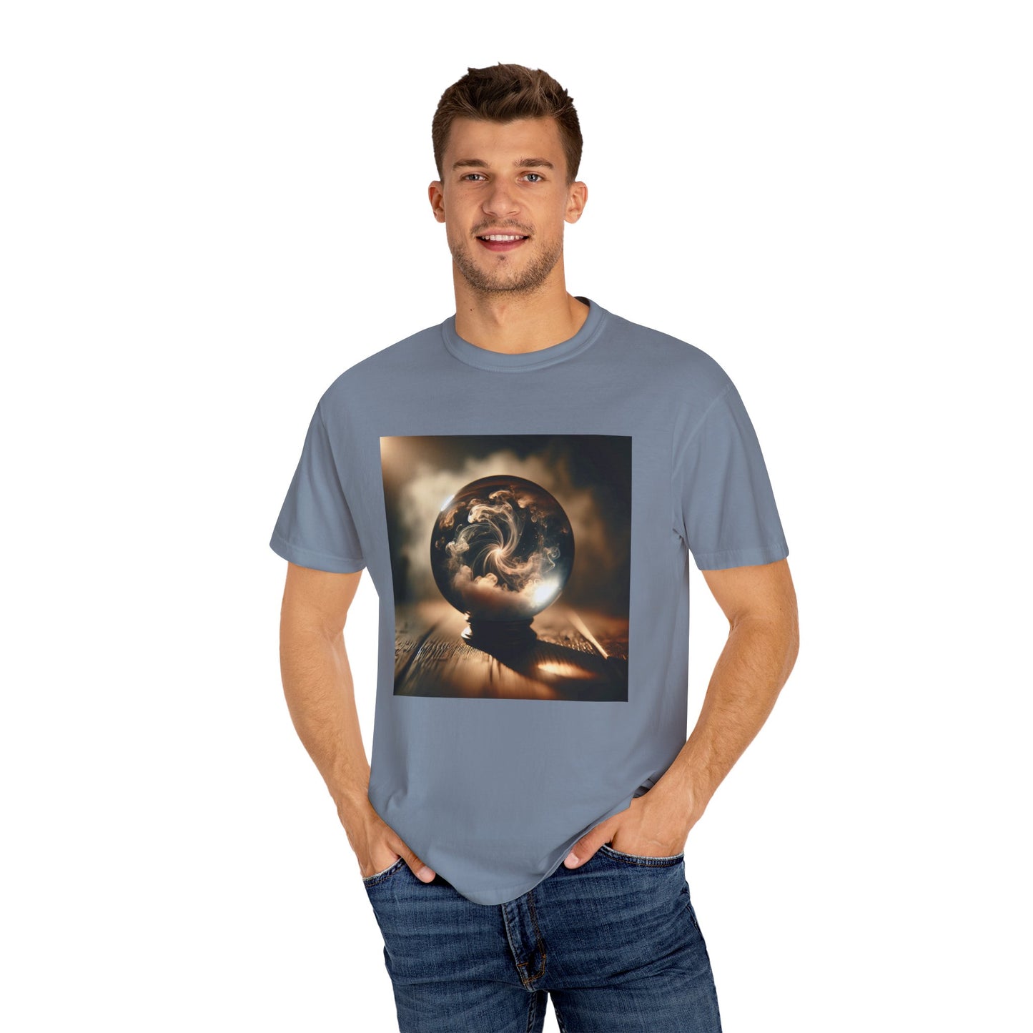 Enchanted Glimpse: Mystical Visions Swirling Within T-Shirt