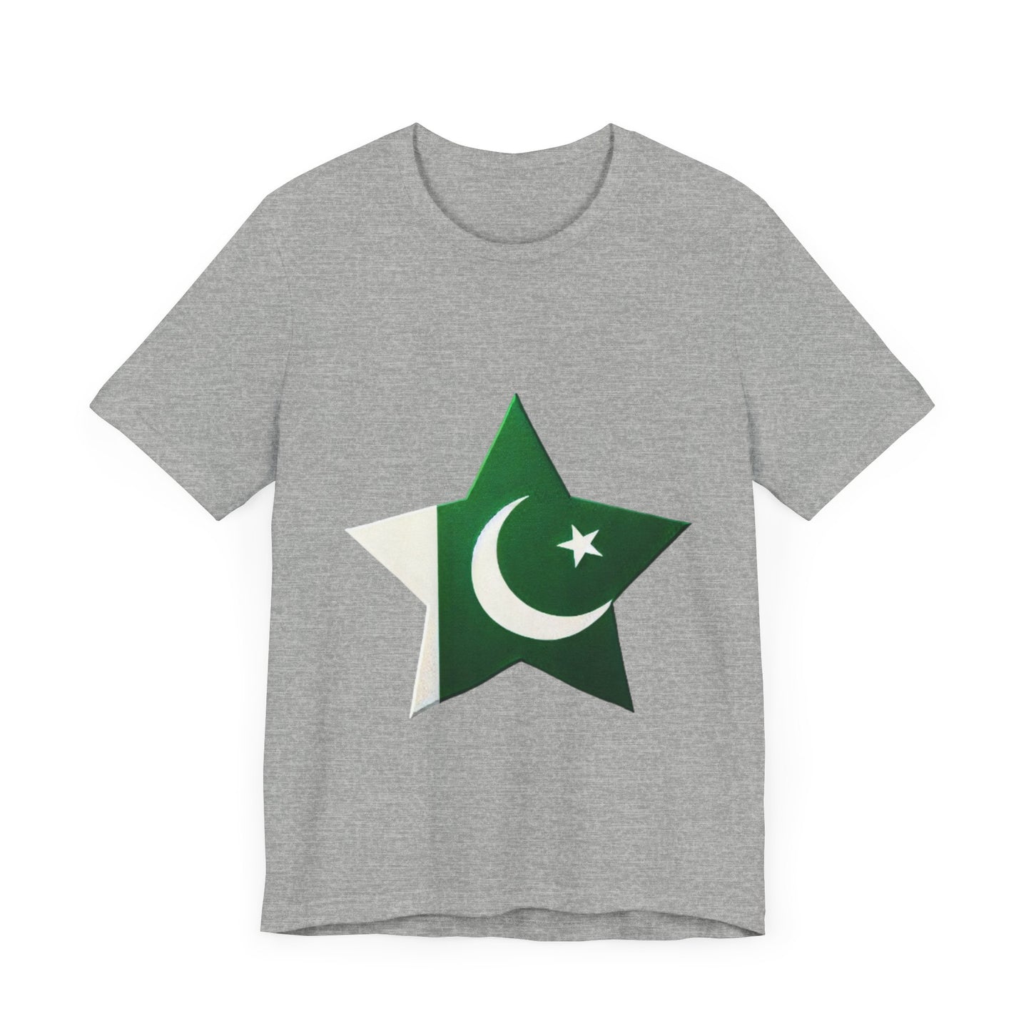 Pakistan flag design [Unisex Jersey Short Sleeve Tee]