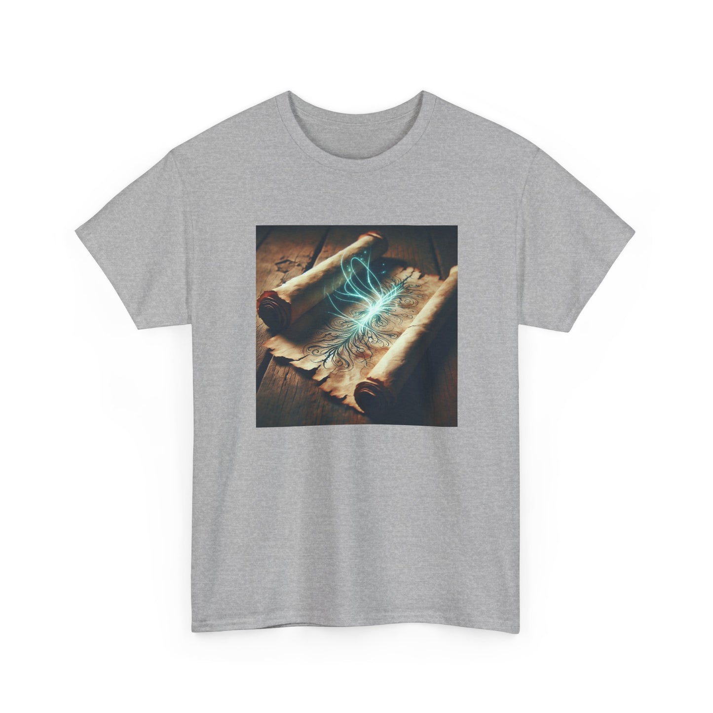Unroll the Mystical Glow: Ancient Wisdom Unveiled T-Shirt