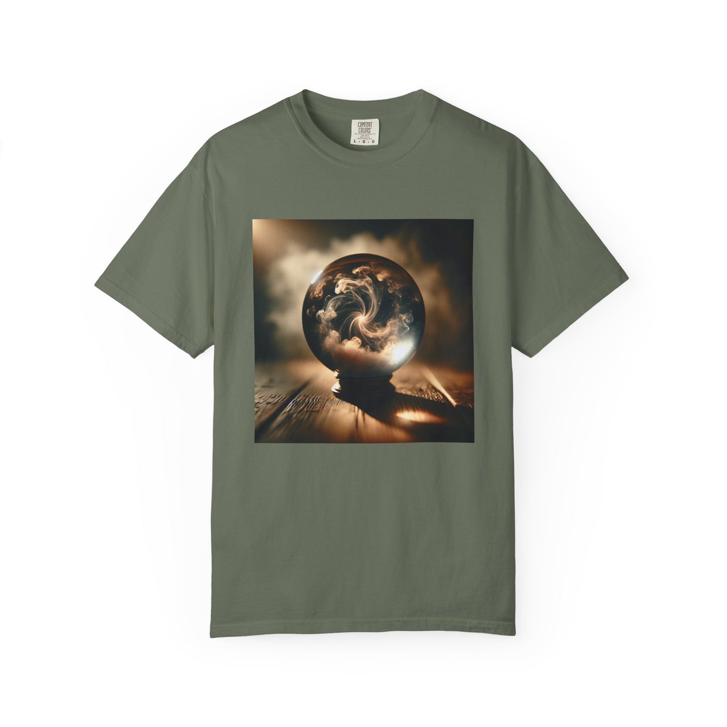 Enchanted Glimpse: Mystical Visions Swirling Within T-Shirt