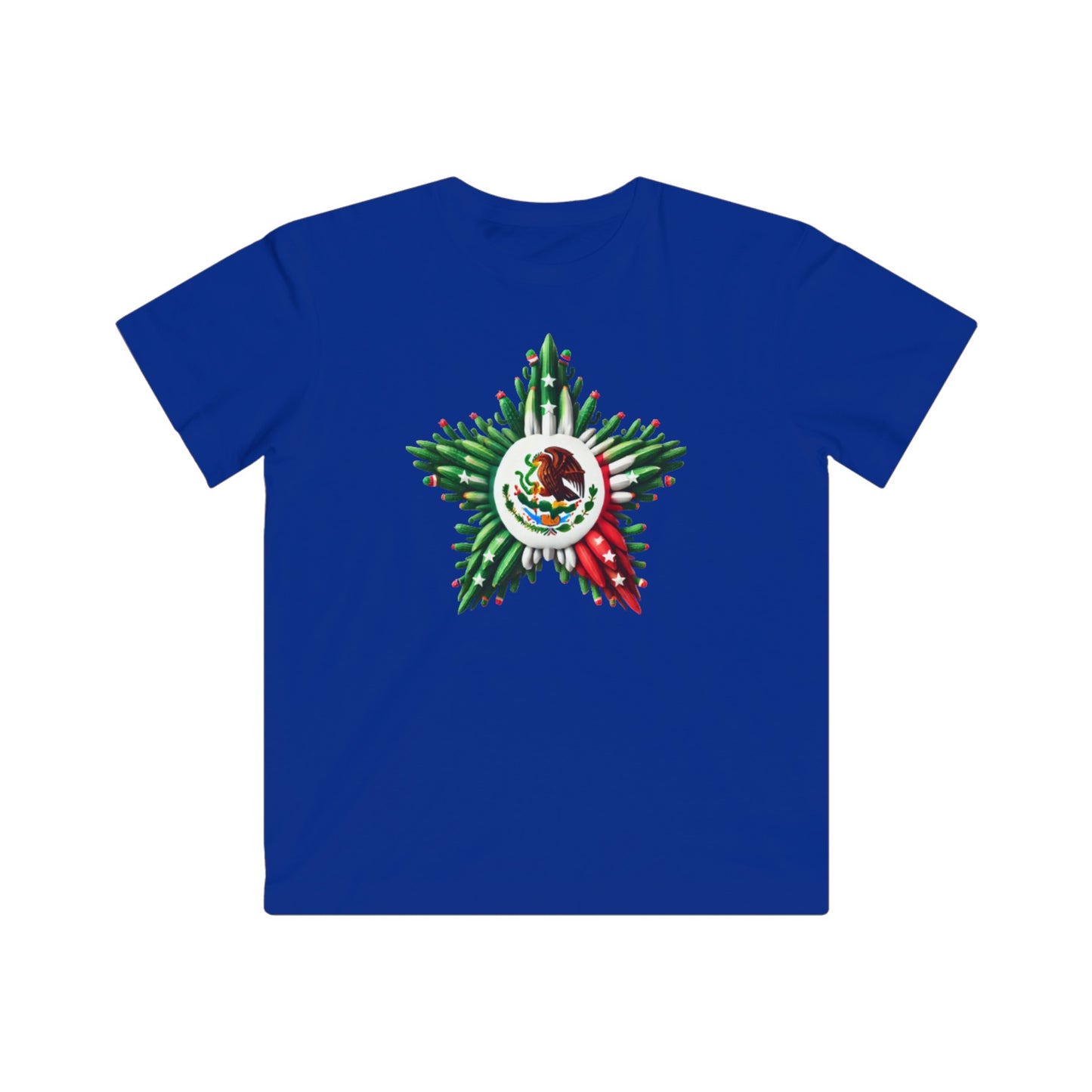 Mexican flag Design [Kids Fine Jersey Tee]