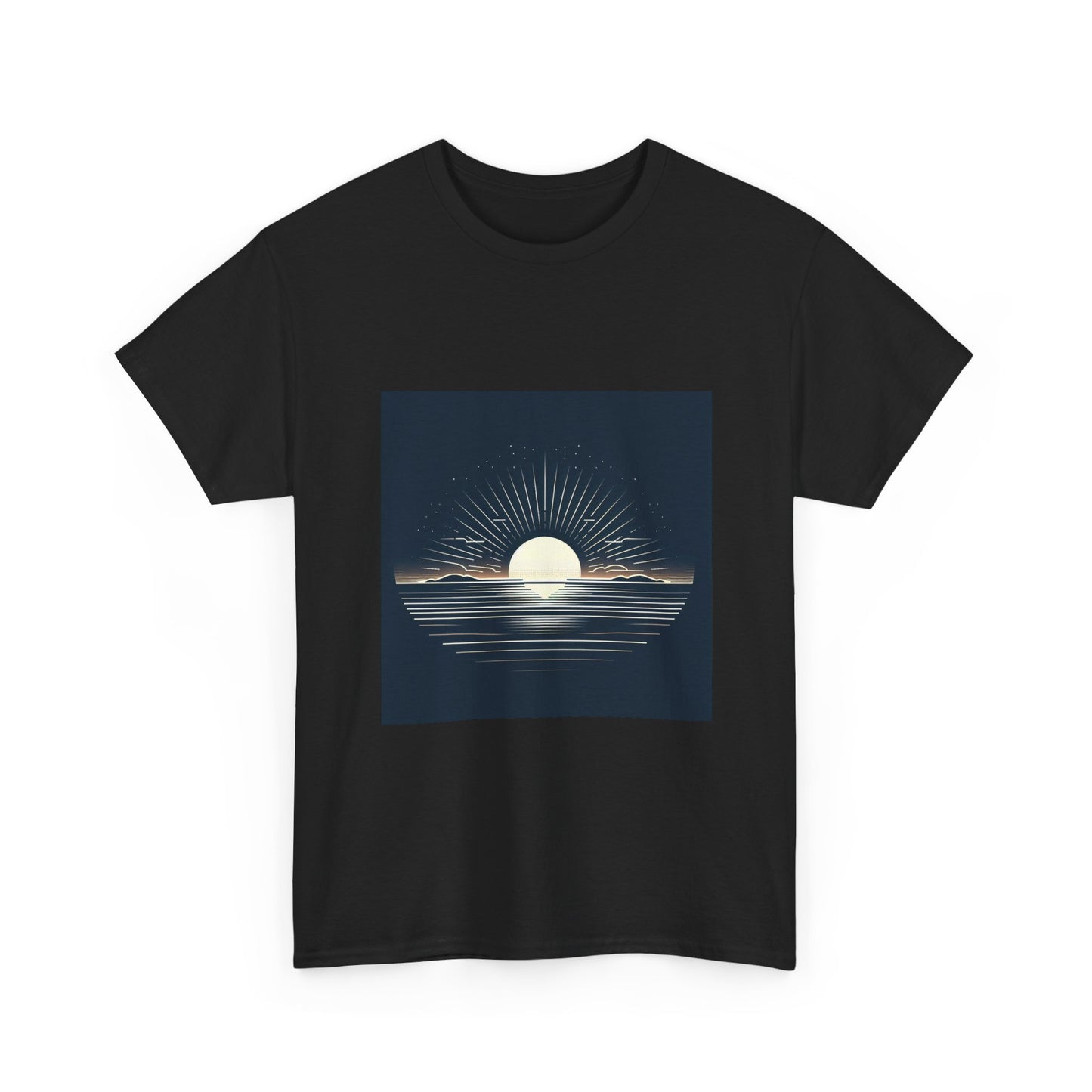 Rise and Shine: Horizon's Bold Vector Dawn T-Shirt