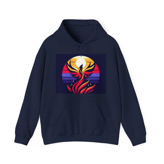 Rising Bird Art [Unisex Heavy Blend™ Hooded Sweatshirt]