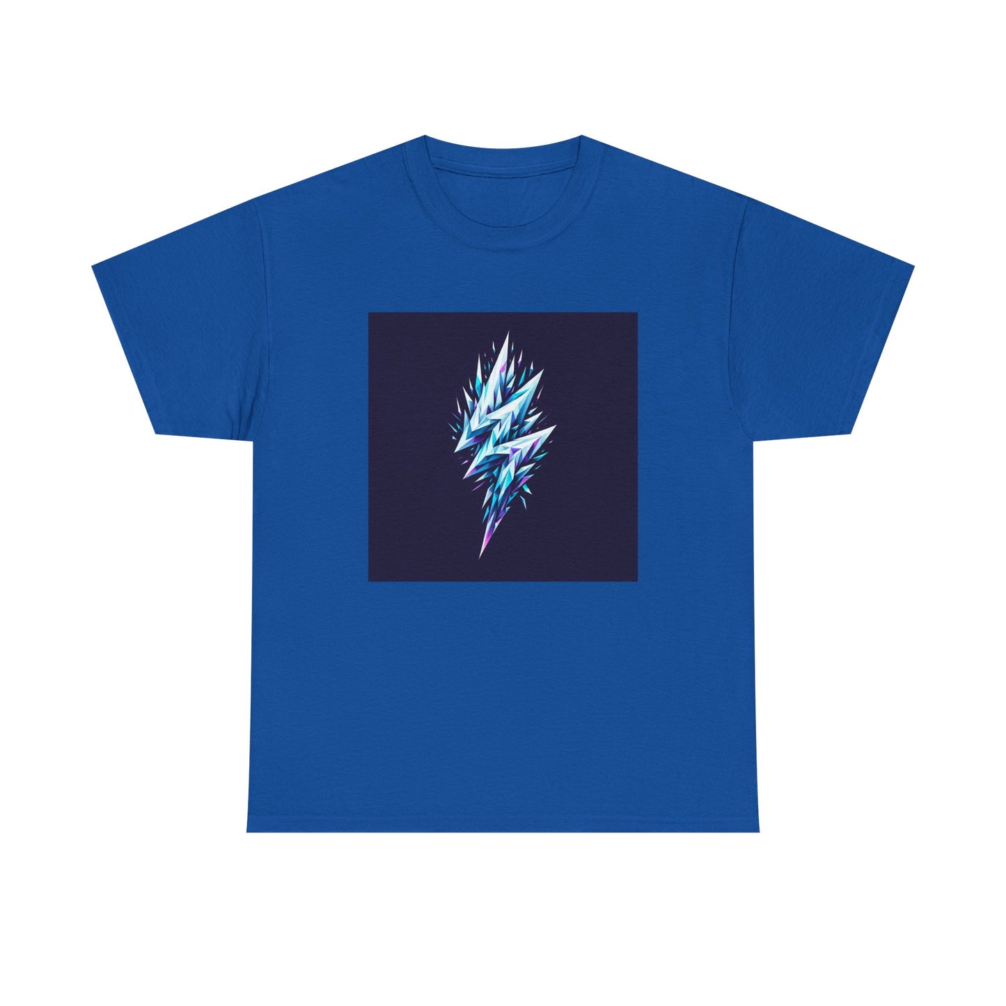 Shattered Thunder: Geometric Bolt Tee T-Shirt