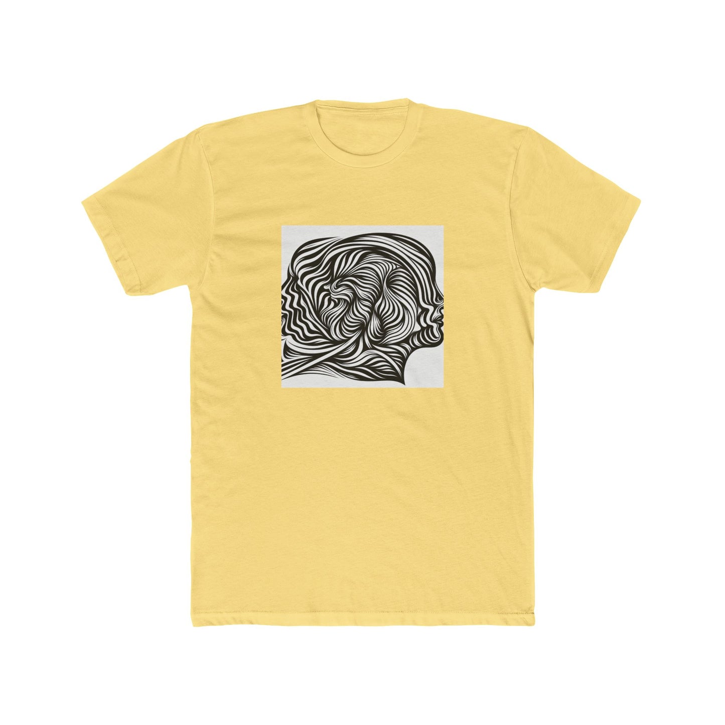 Lines in Motion: Illusionary Stripes T-Shirt Design T-Shirt