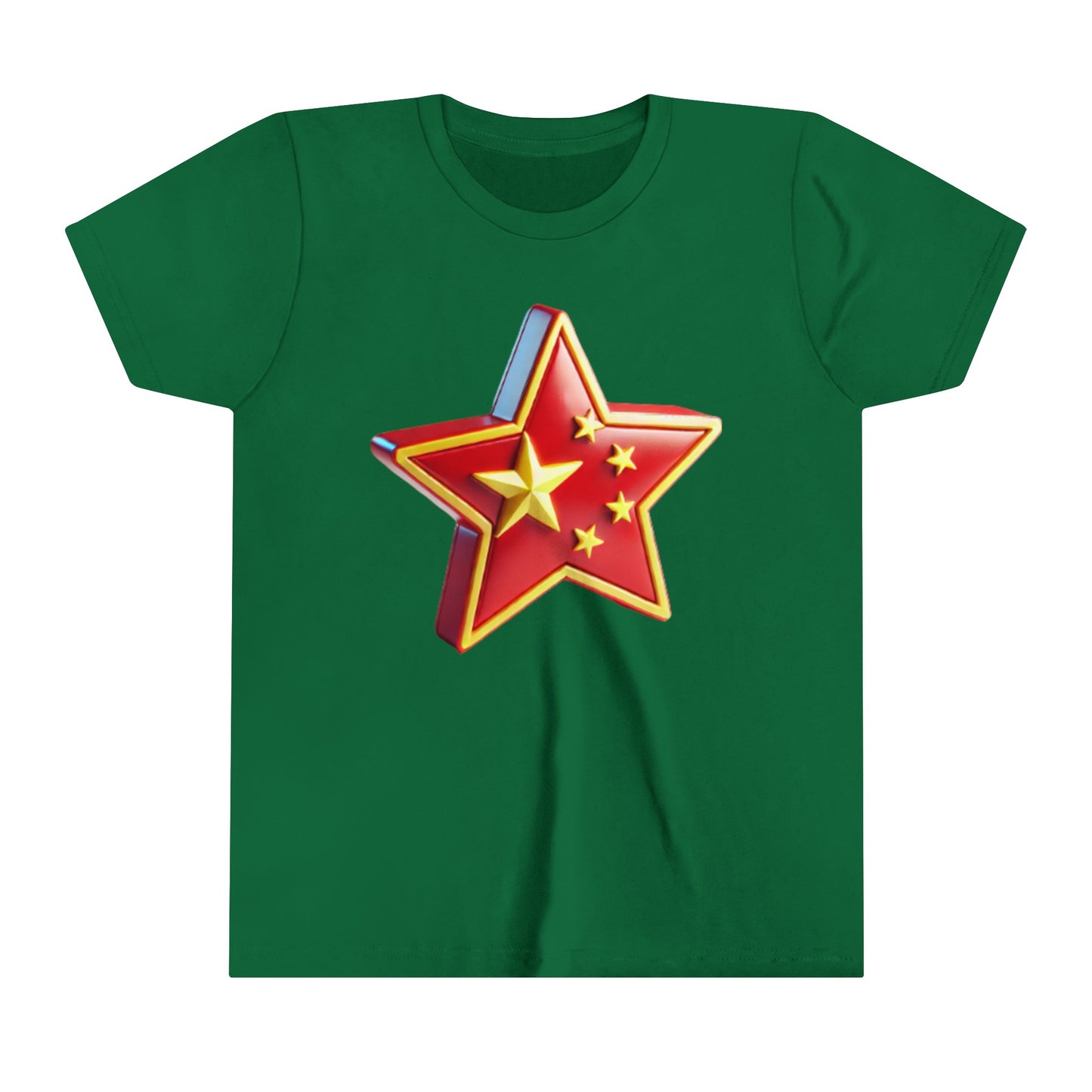 China flag Design(Youth Short Sleeve Tee)
