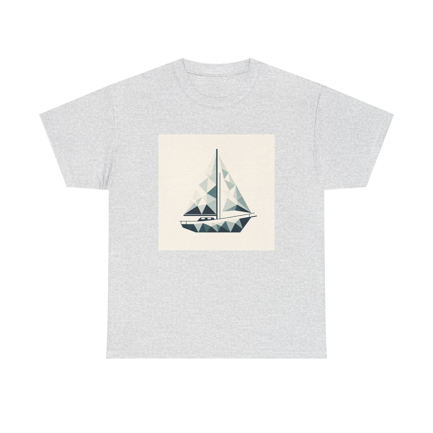 Sailing in Simplicity: Triangle Voyage Tee T-Shirt