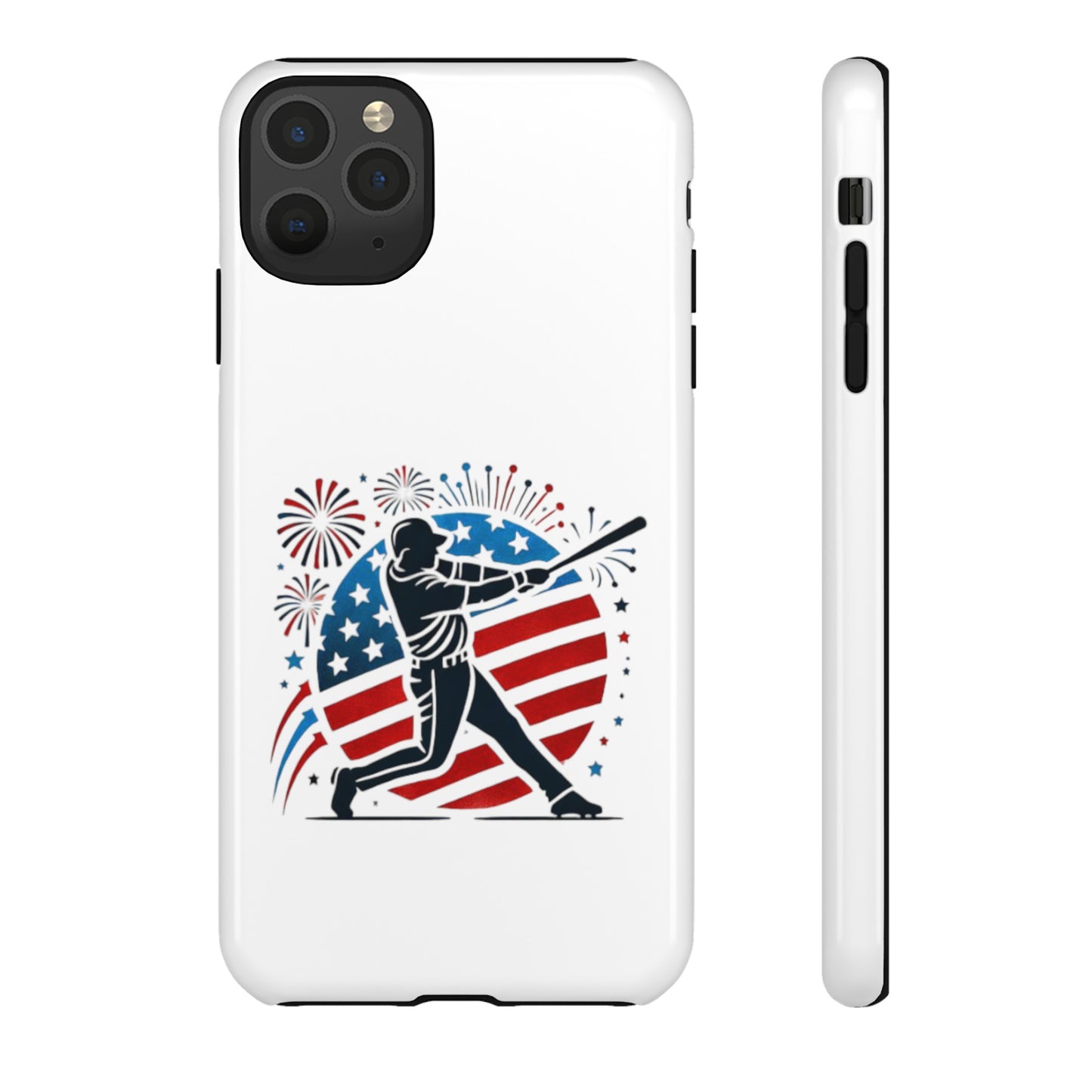 July 4th Baseball design Tough Cases