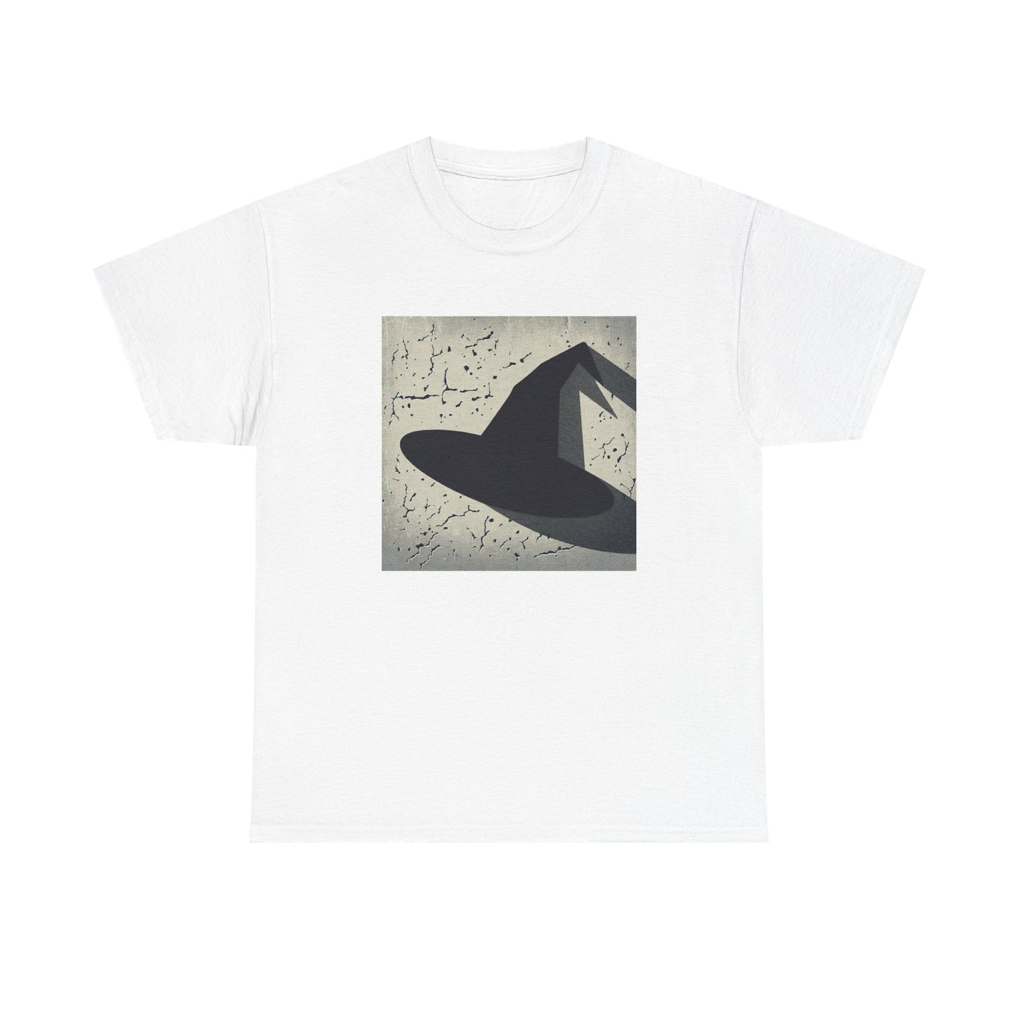Whimsical Witchcraft: Shadows Cast on Textured Walls T-Shirt