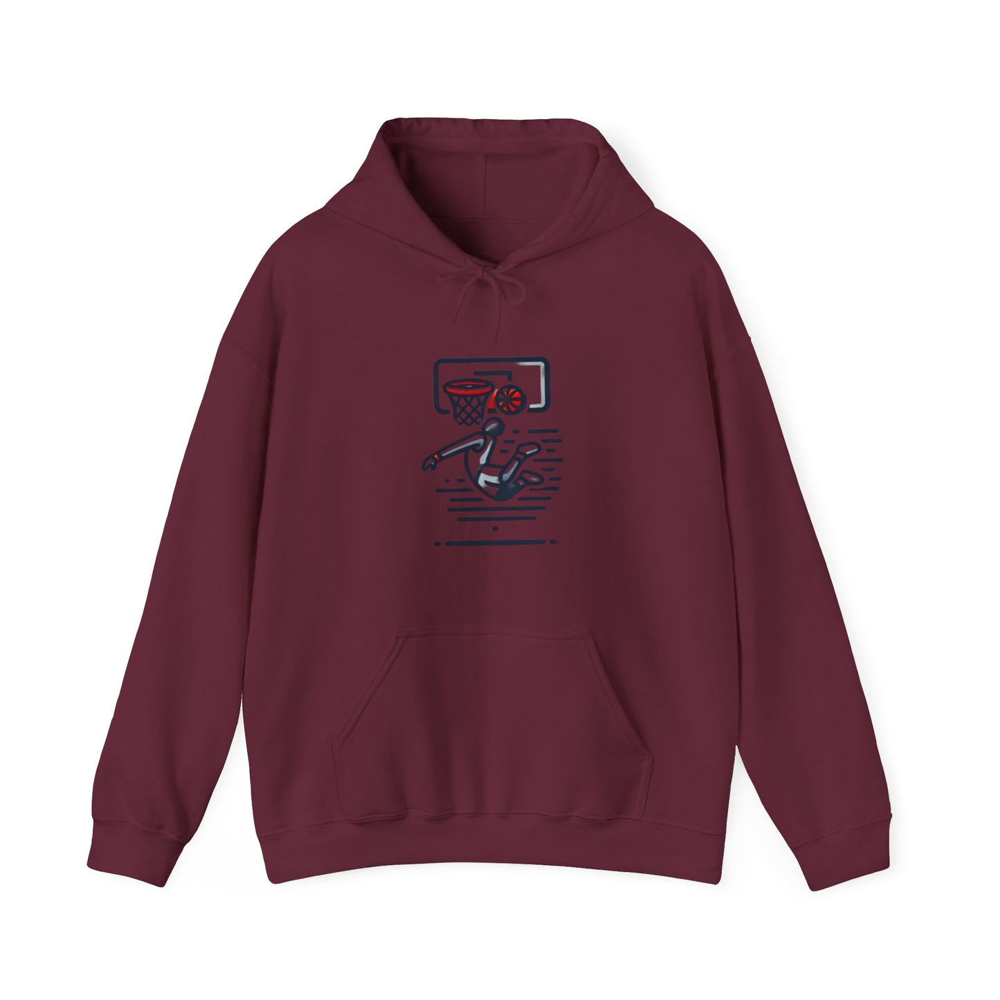 Basket Ball Design [Unisex Heavy Blend™ Hooded Sweatshirt]